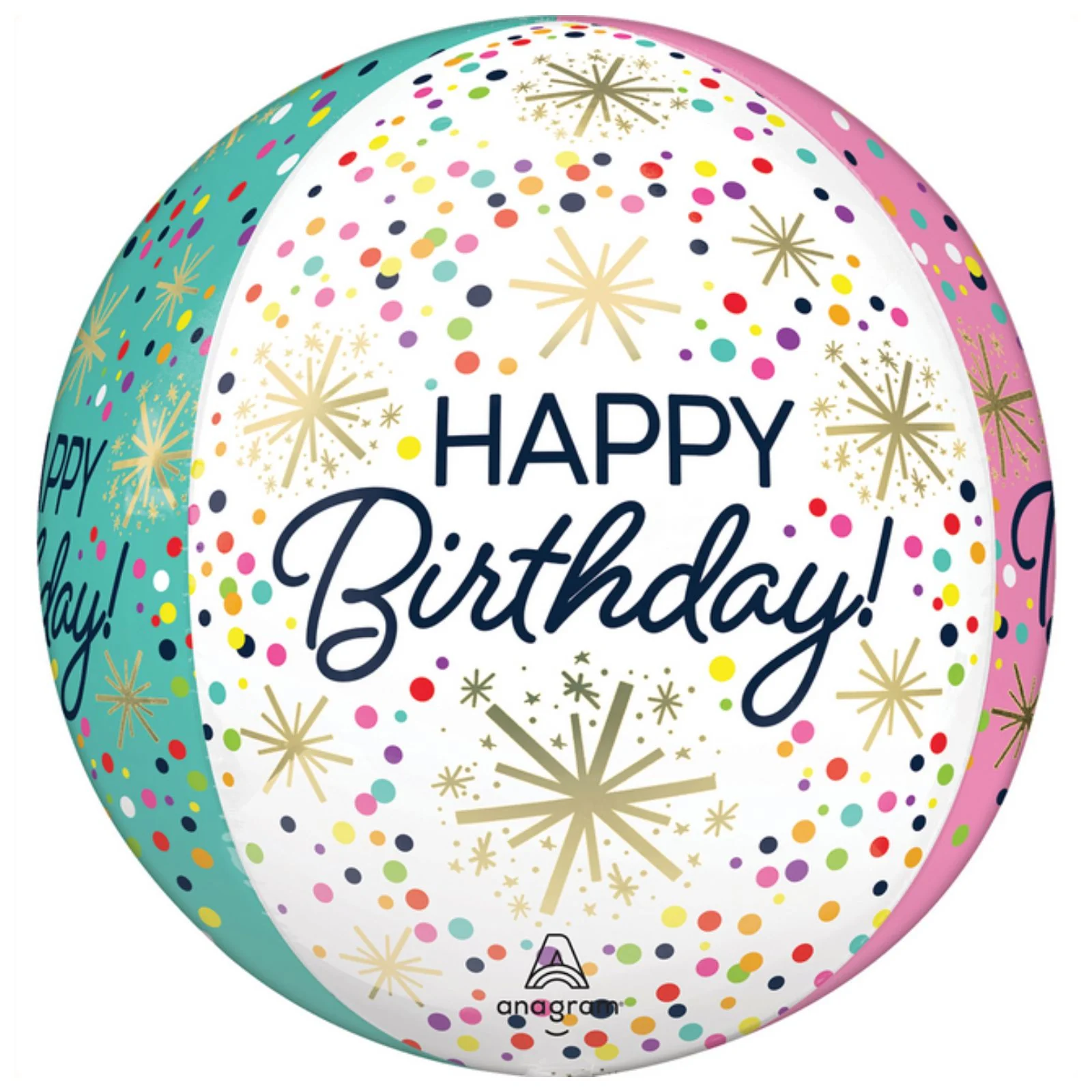 15" Orz Confetti & Sprinkles Birthday Balloon