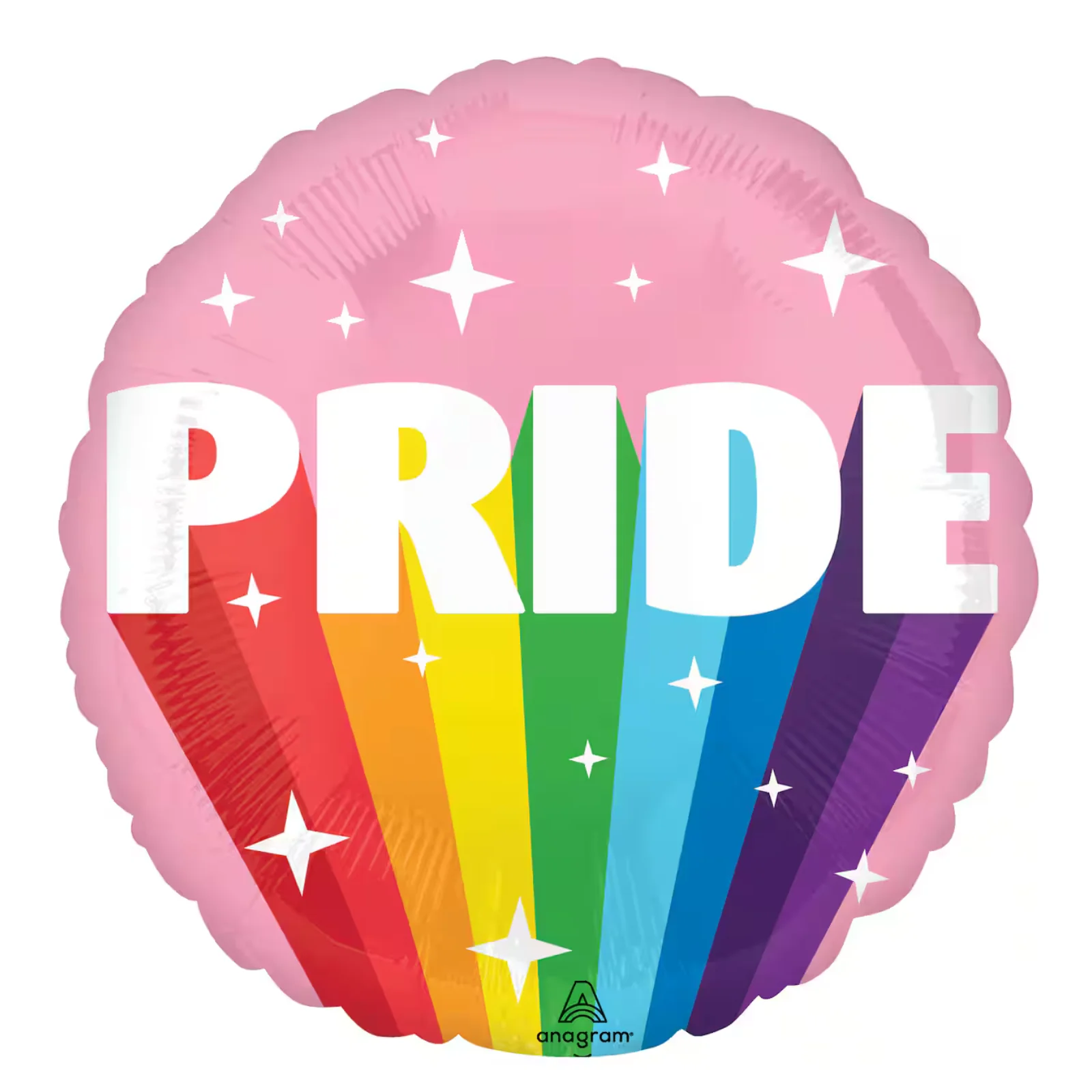 17" Burst of Pride Foil Balloon