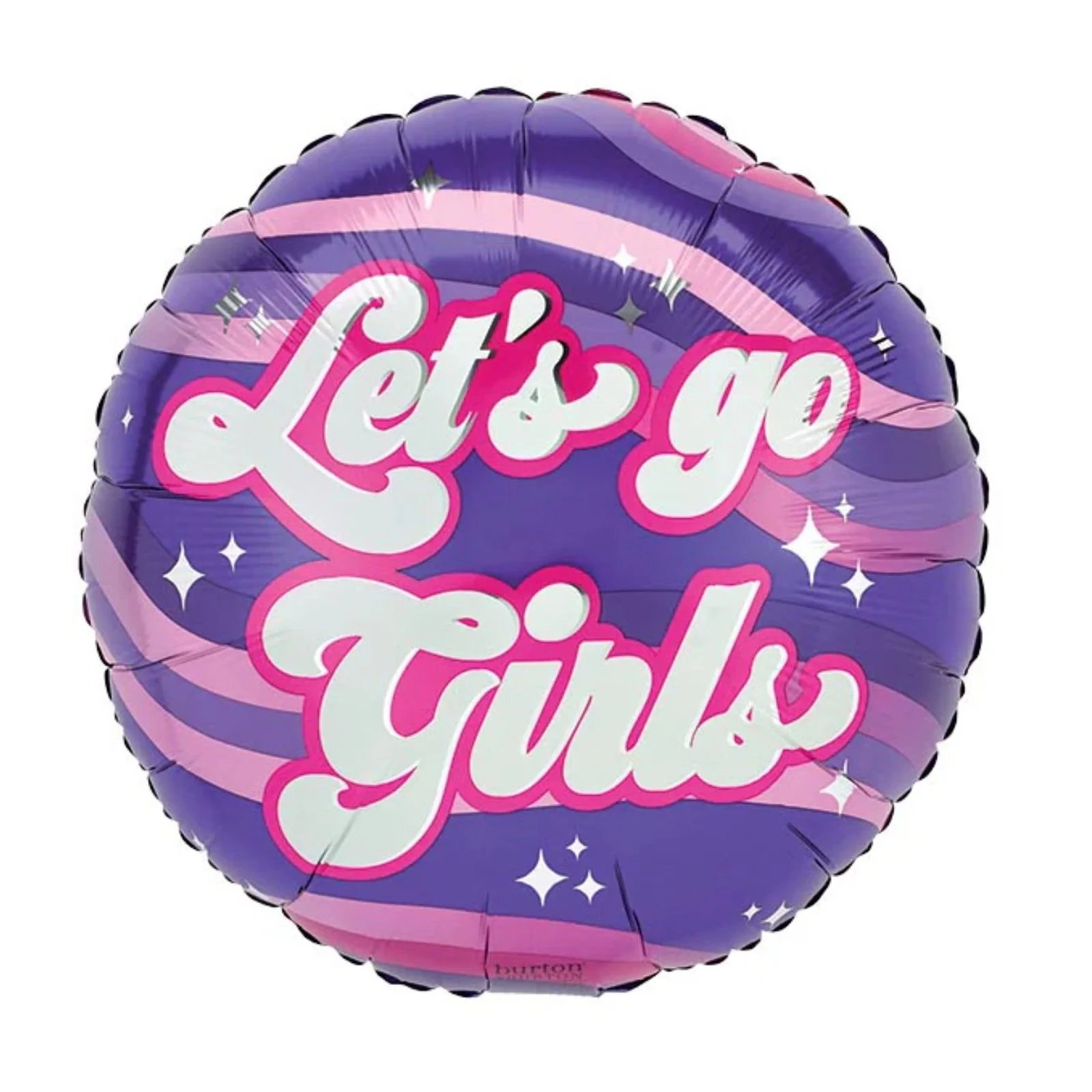 17" Let's Go Girls Foil Balloon