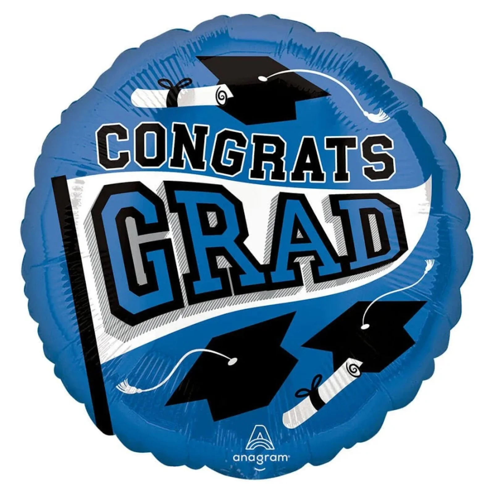18" Congrats Grad Pennant Foil Balloon - *Multiple Colors - Image 2
