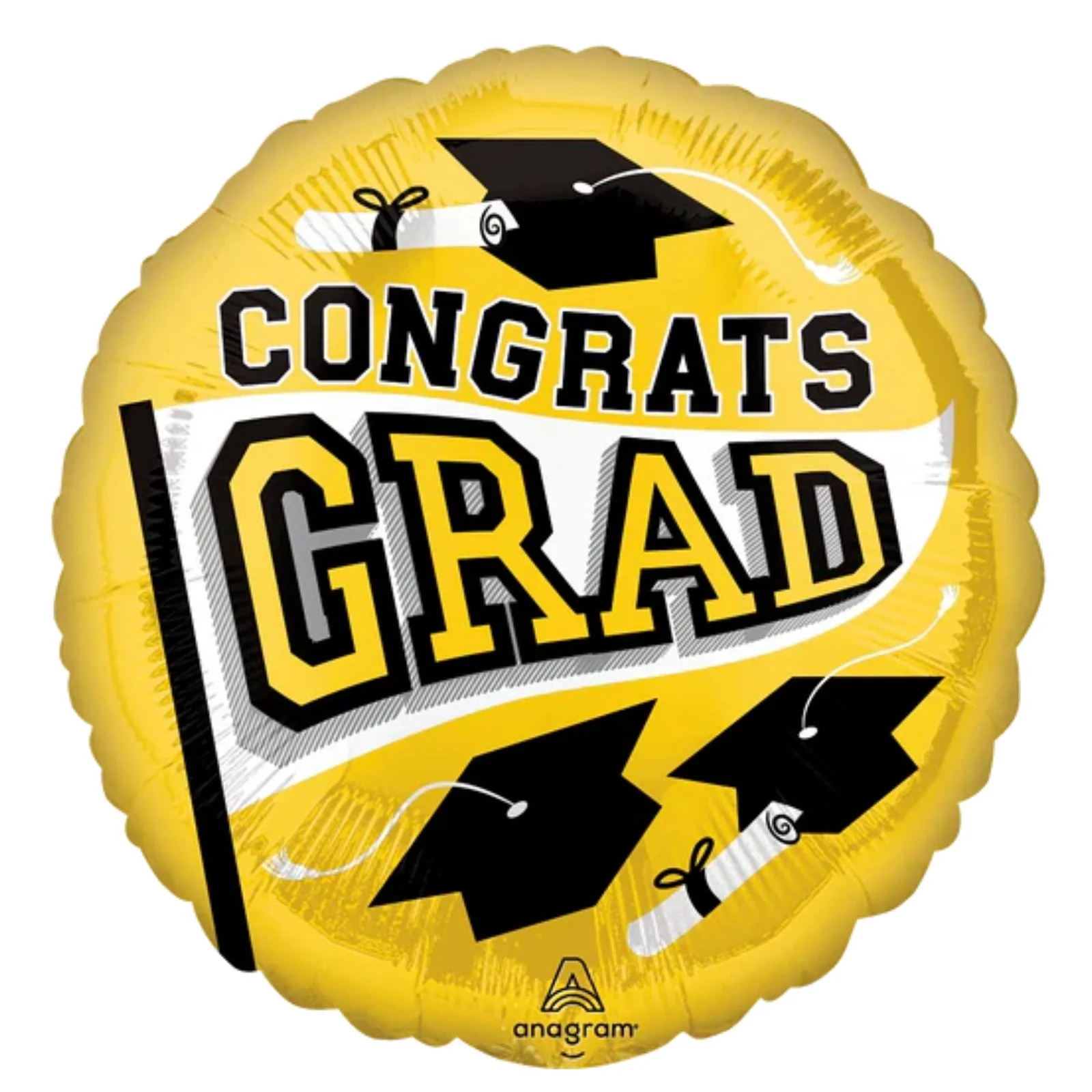 18" Congrats Grad Pennant Foil Balloon - *Multiple Colors - Image 3