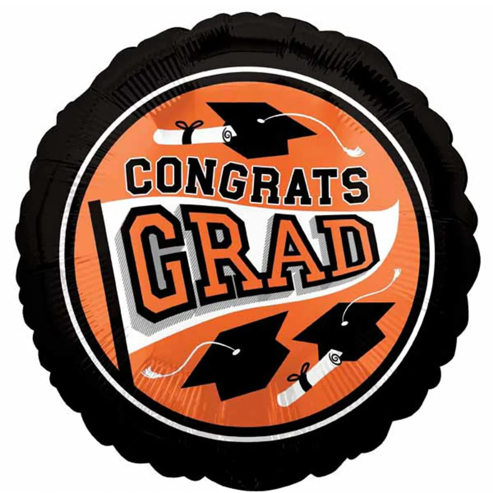 18" Congrats Grad Foil Balloon - *Multiple Colors - Image 2