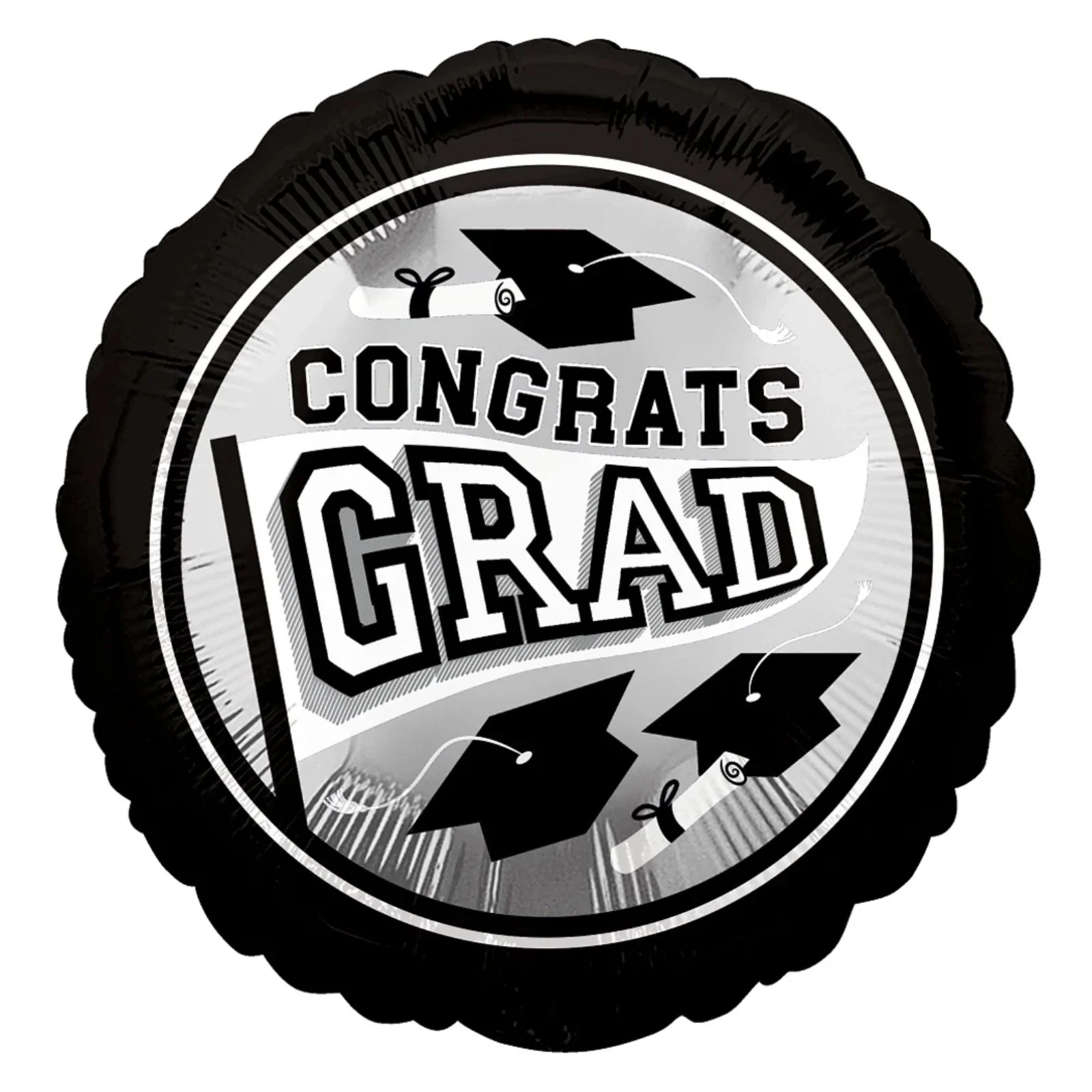 18" Congrats Grad Foil Balloon - *Multiple Colors - Image 5