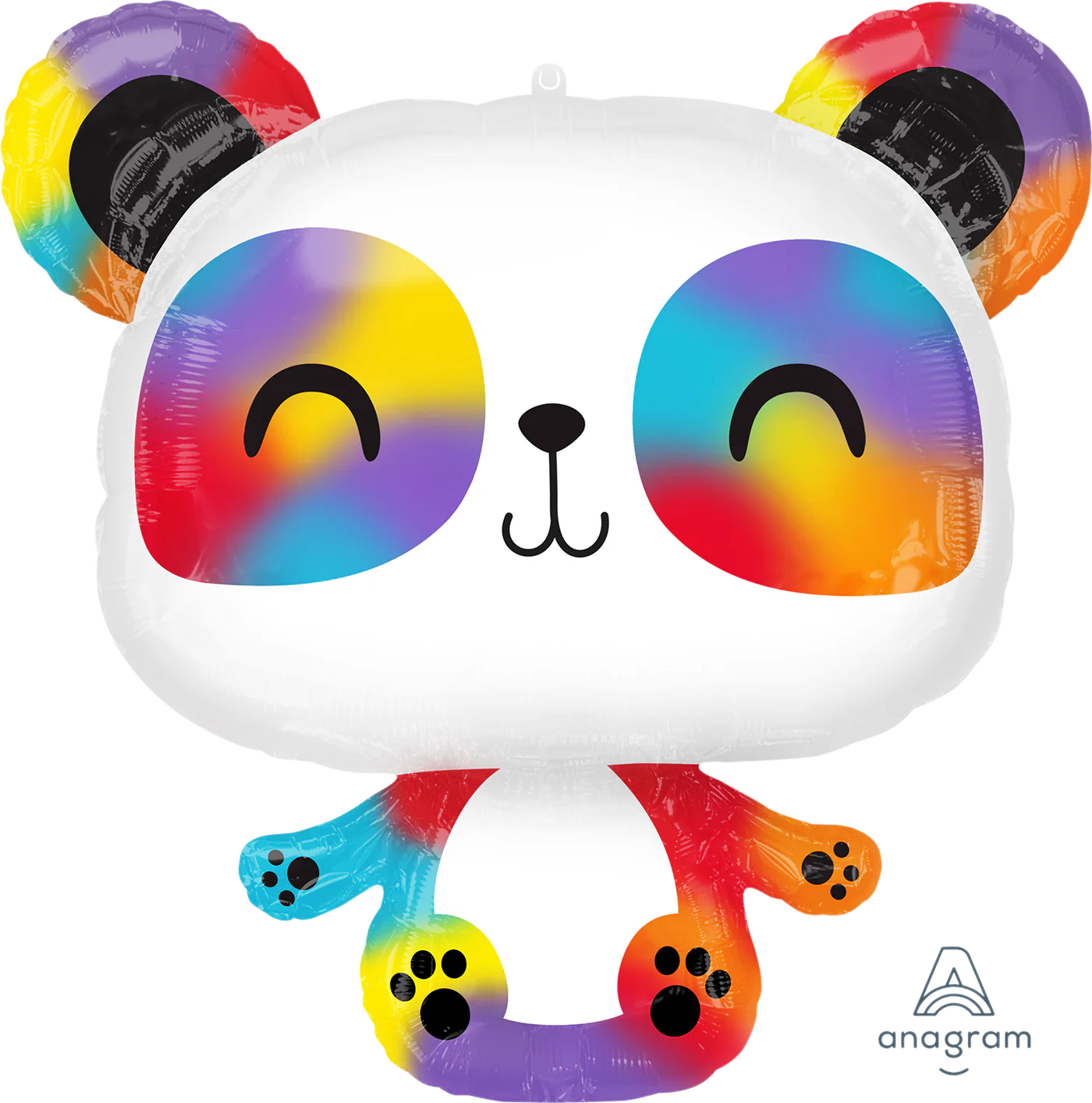 24" Rainbow Panda Balloon