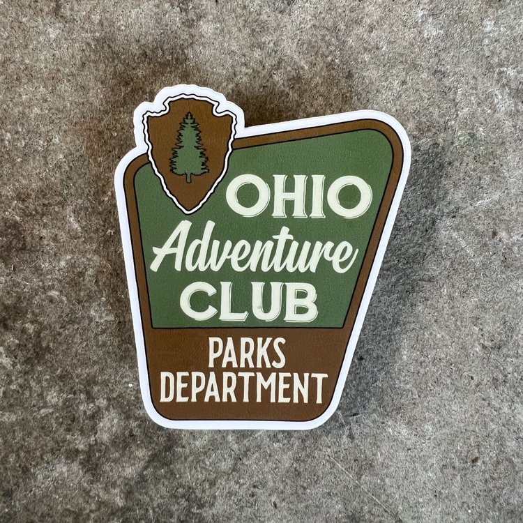 7Thirty8 Sticker Ohio Adventure Club Parks Dept.