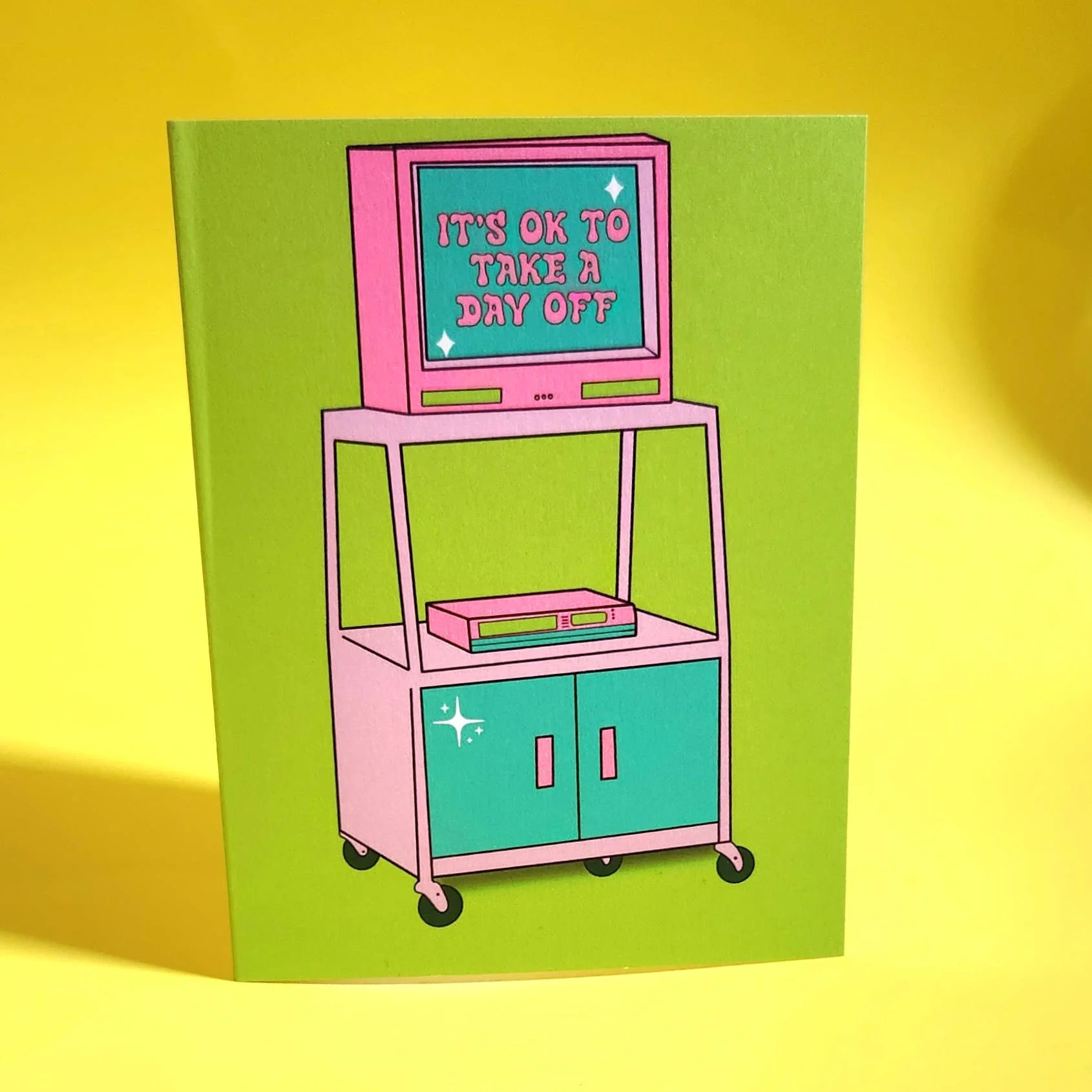 90s It's OK to Take a Day Off Everyday Card - Image 4