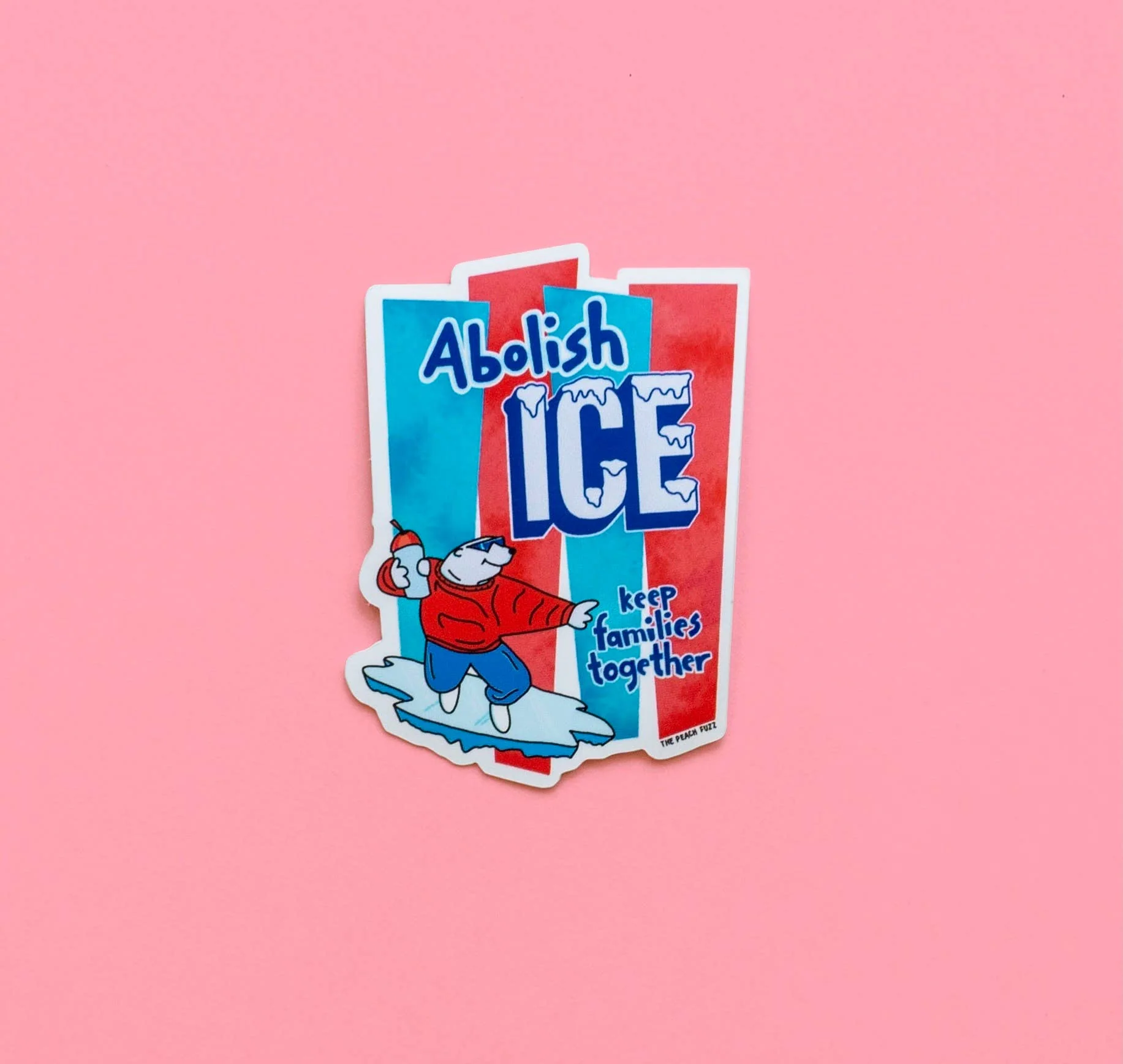 Abolish Ice Sticker - Image 3