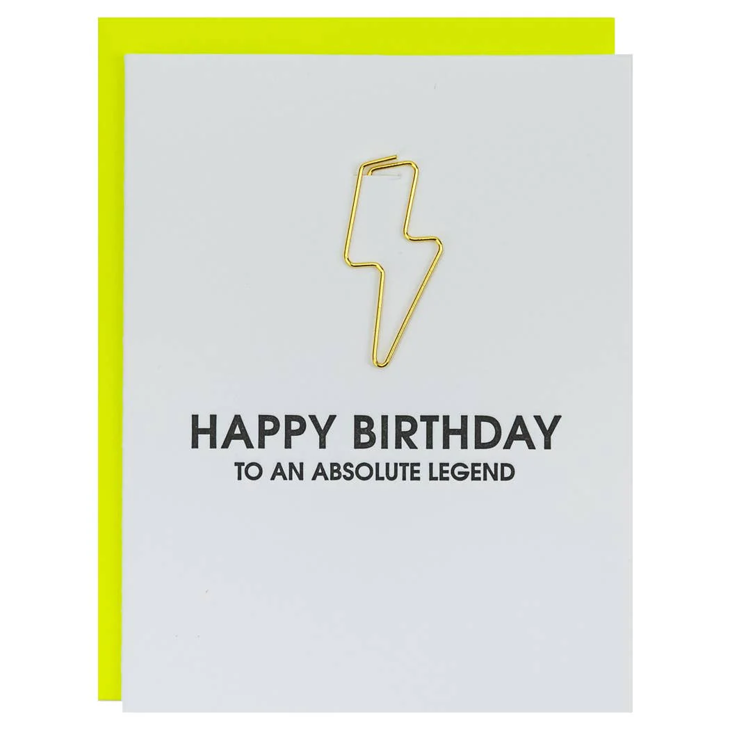 To an Absolute Legend Birthday Card