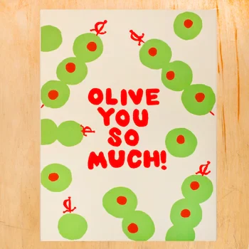 Alphabet Studios Love Cards - Olive You So Much