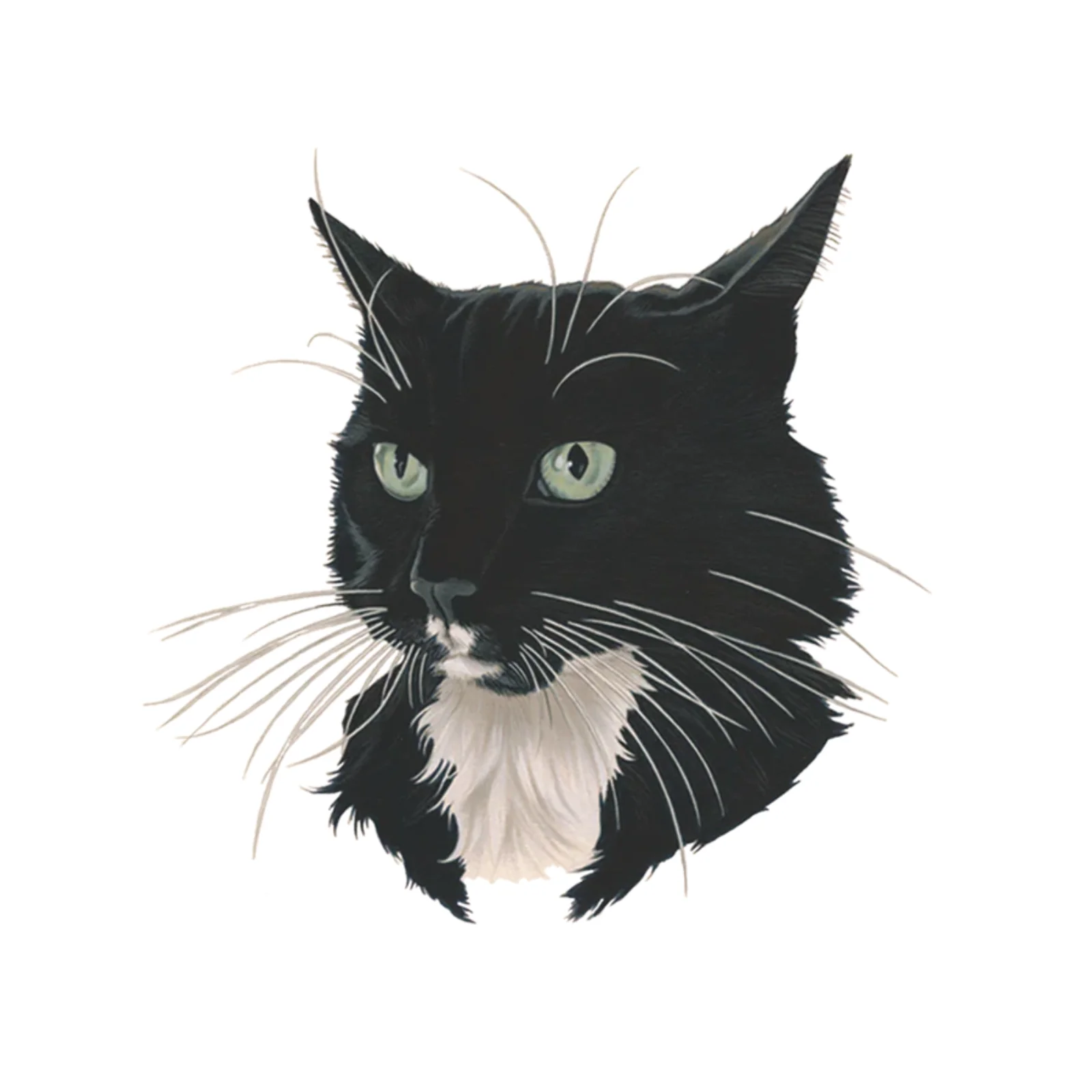 B/W Fancy Cat Tattoo Pairs - Image 2