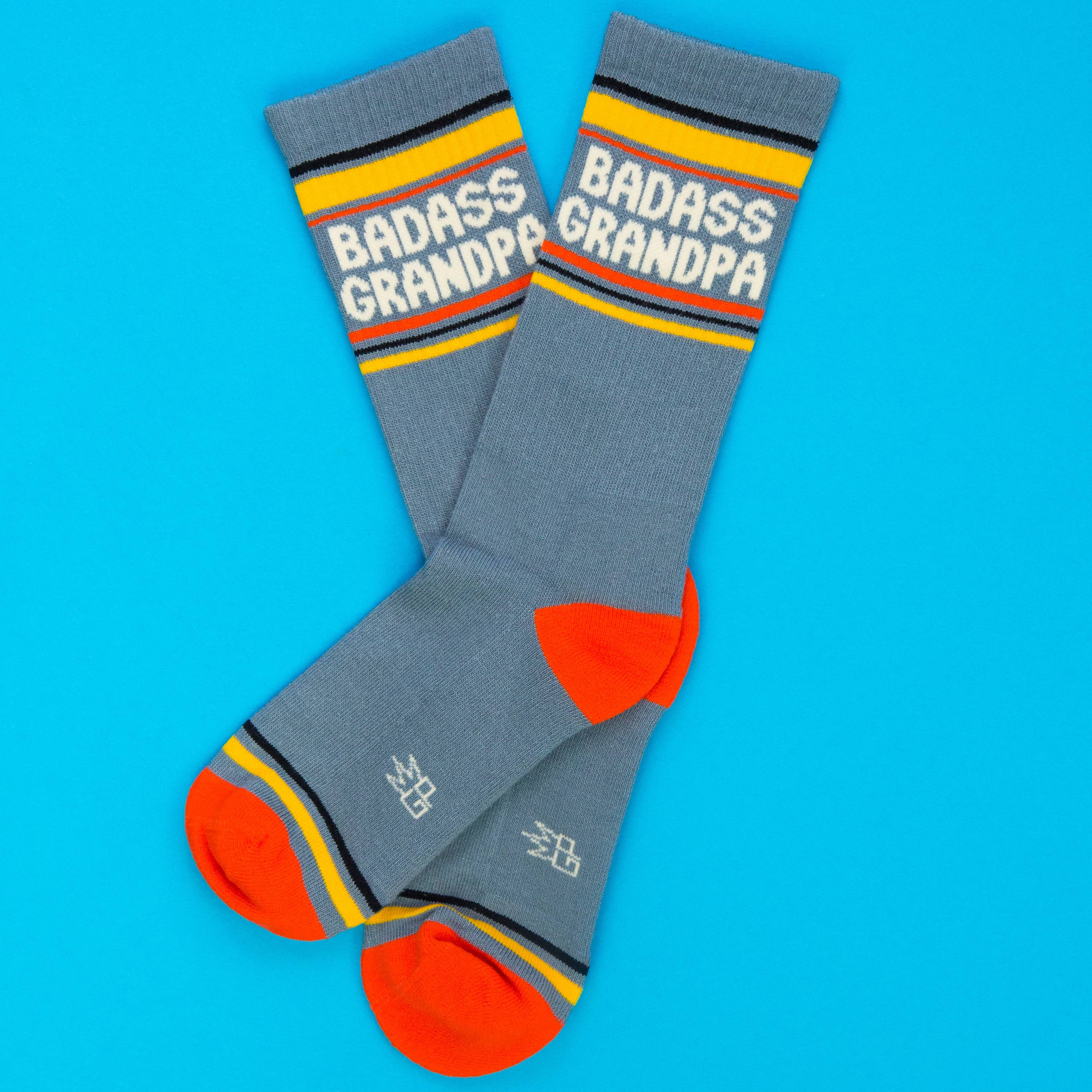 Gumball Poodle Gym Socks 'Badass Grandpa' - Image 2