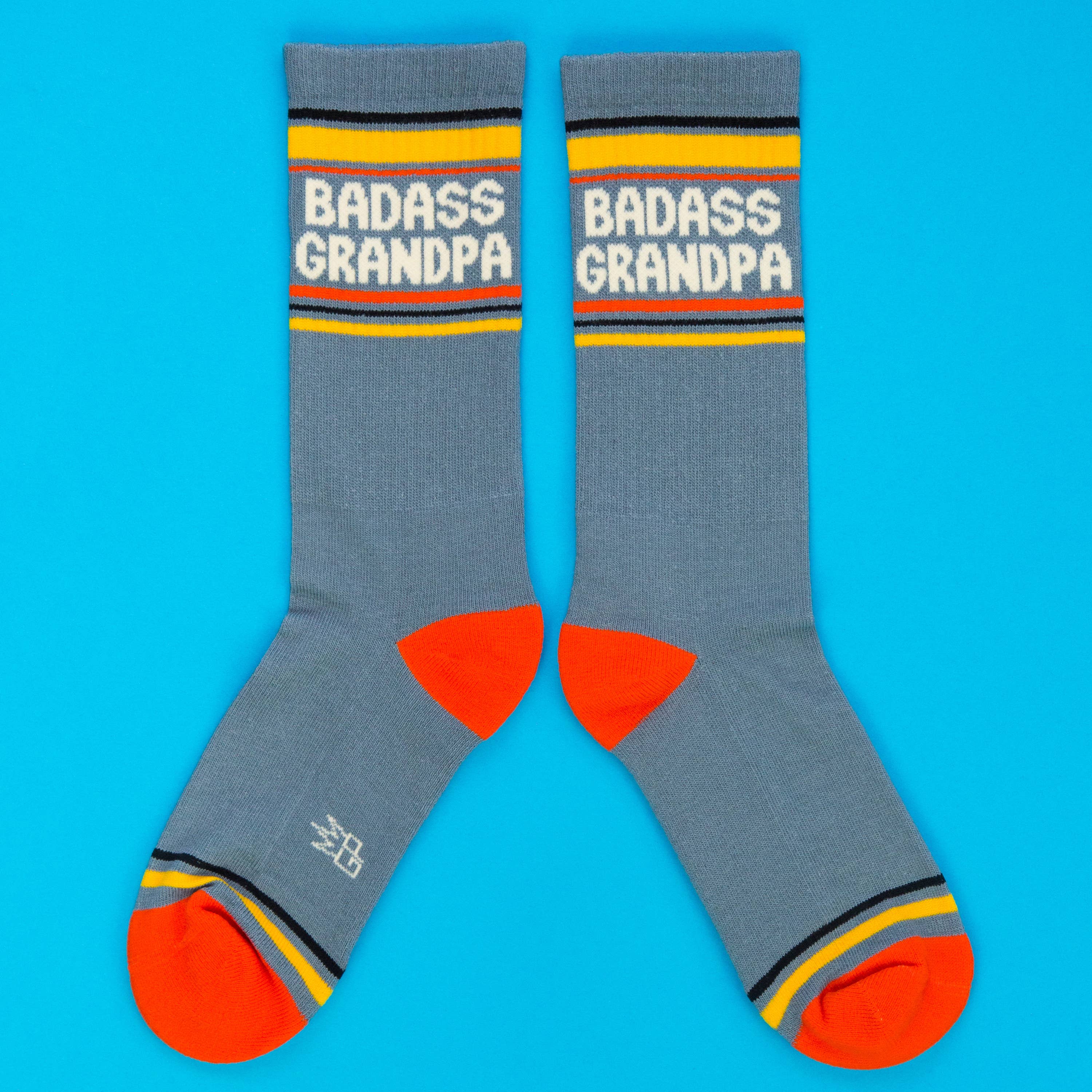 Gumball Poodle Gym Socks 'Badass Grandpa' - Image 5