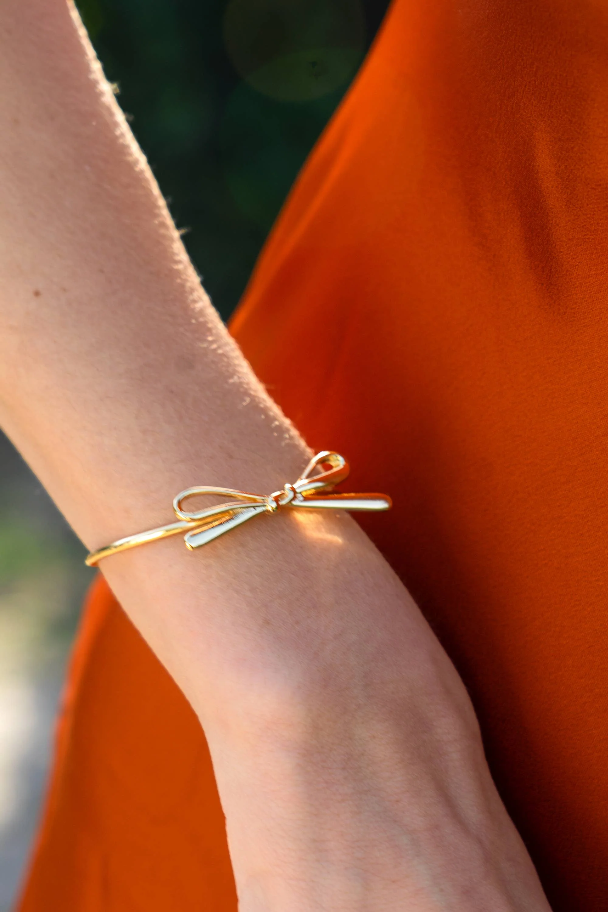 Ballet Core Bow Cuff - 18K Gold Plated - Image 2