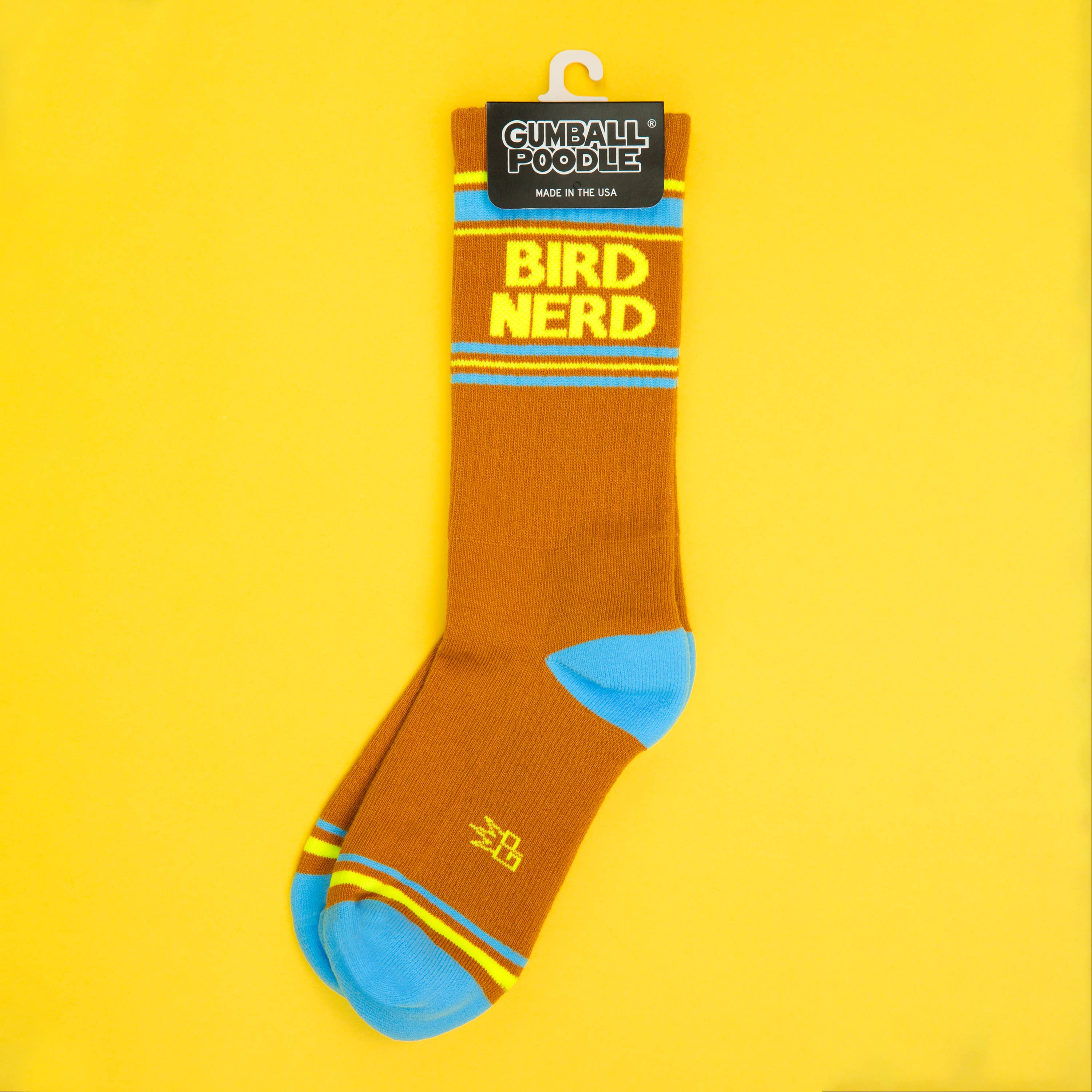 Gumball Poodle Gym Socks 'Bird Nerd' - Image 5