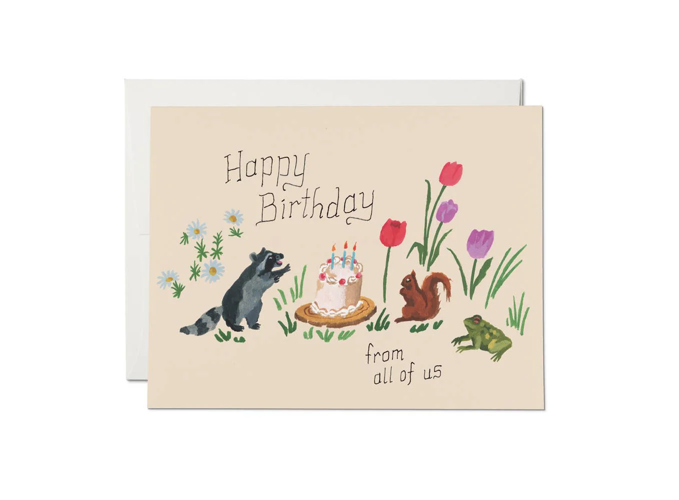 Birthday Card - Woodland Critters