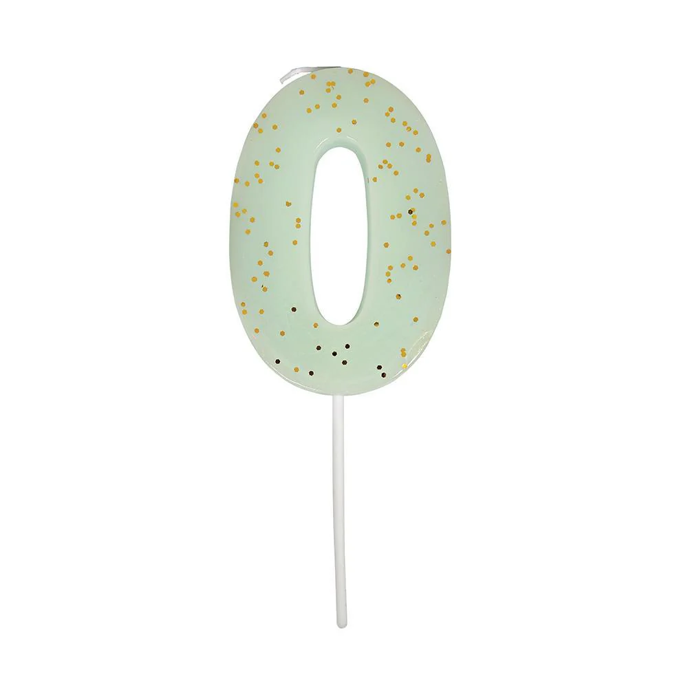 Meri Meri Glittered Number Birthday Candle - Image 10