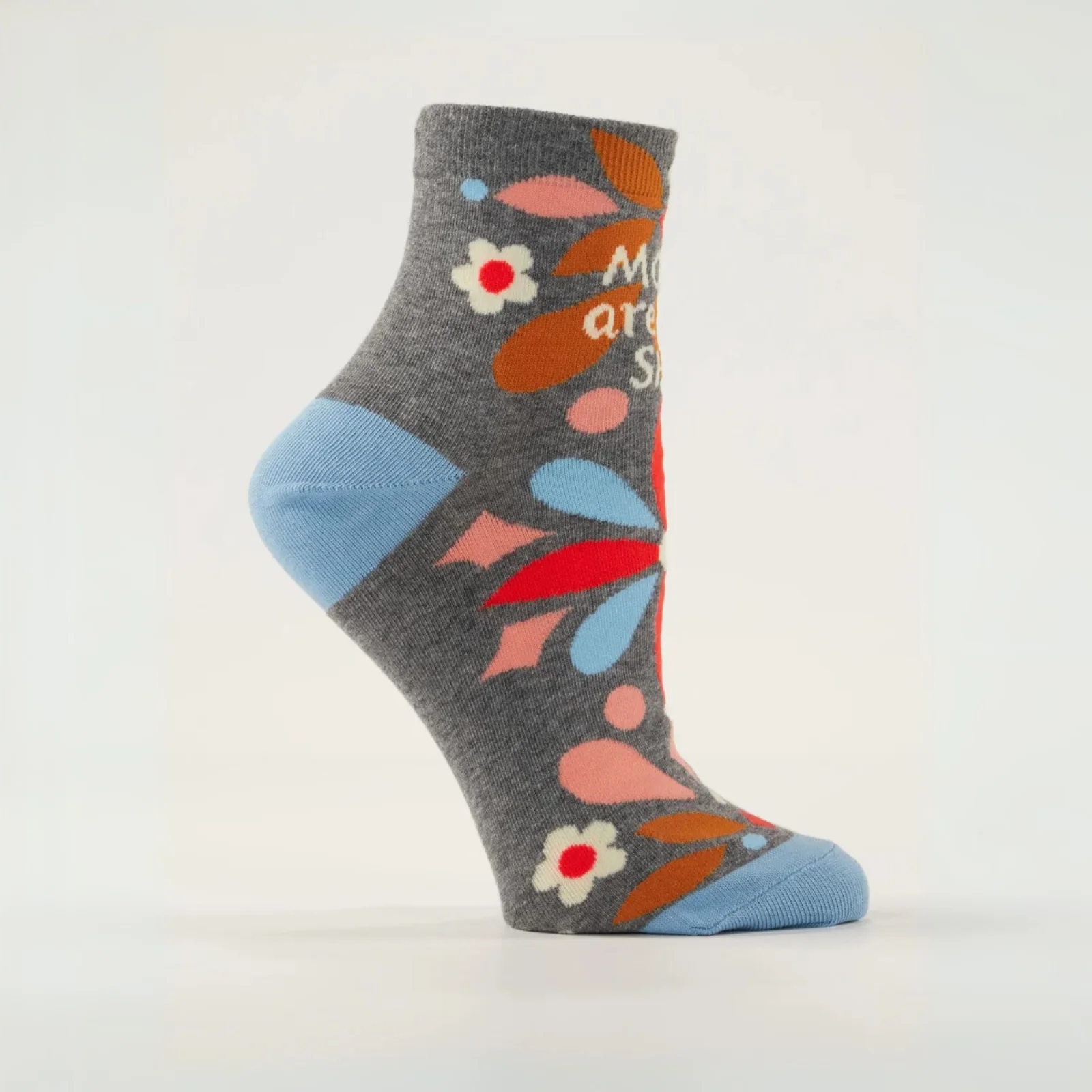Blue Q Women's Ankle Socks 'Moms Are The Shit' - Image 4