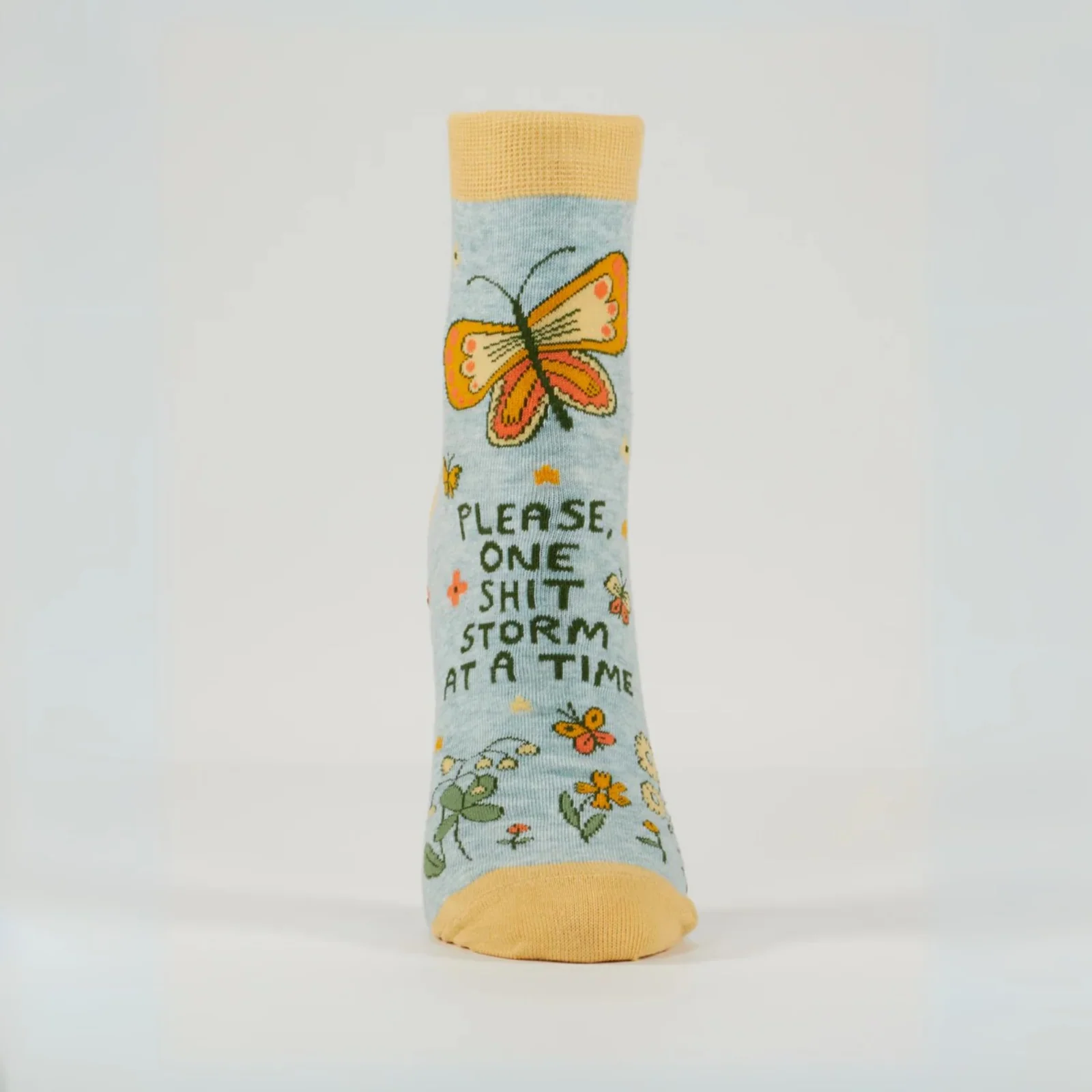 Blue Q Women's Ankle Socks 'Please One Shitstorm At A Time' - Image 3