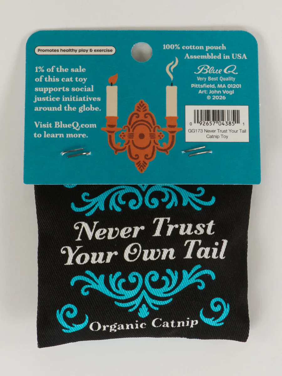 Blue Q Catnip Toy 'Never Trust Your Tail' - Image 2