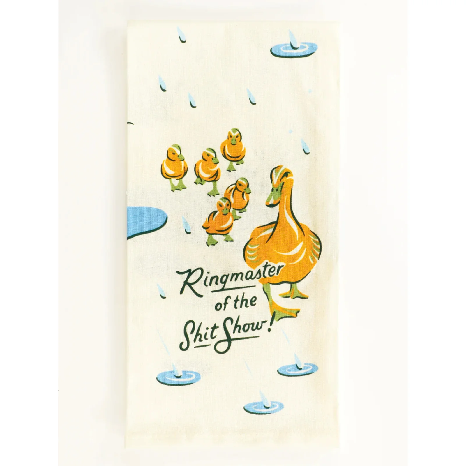 Blue Q Dish Towel 'Ringmaster of the Shitshow'
