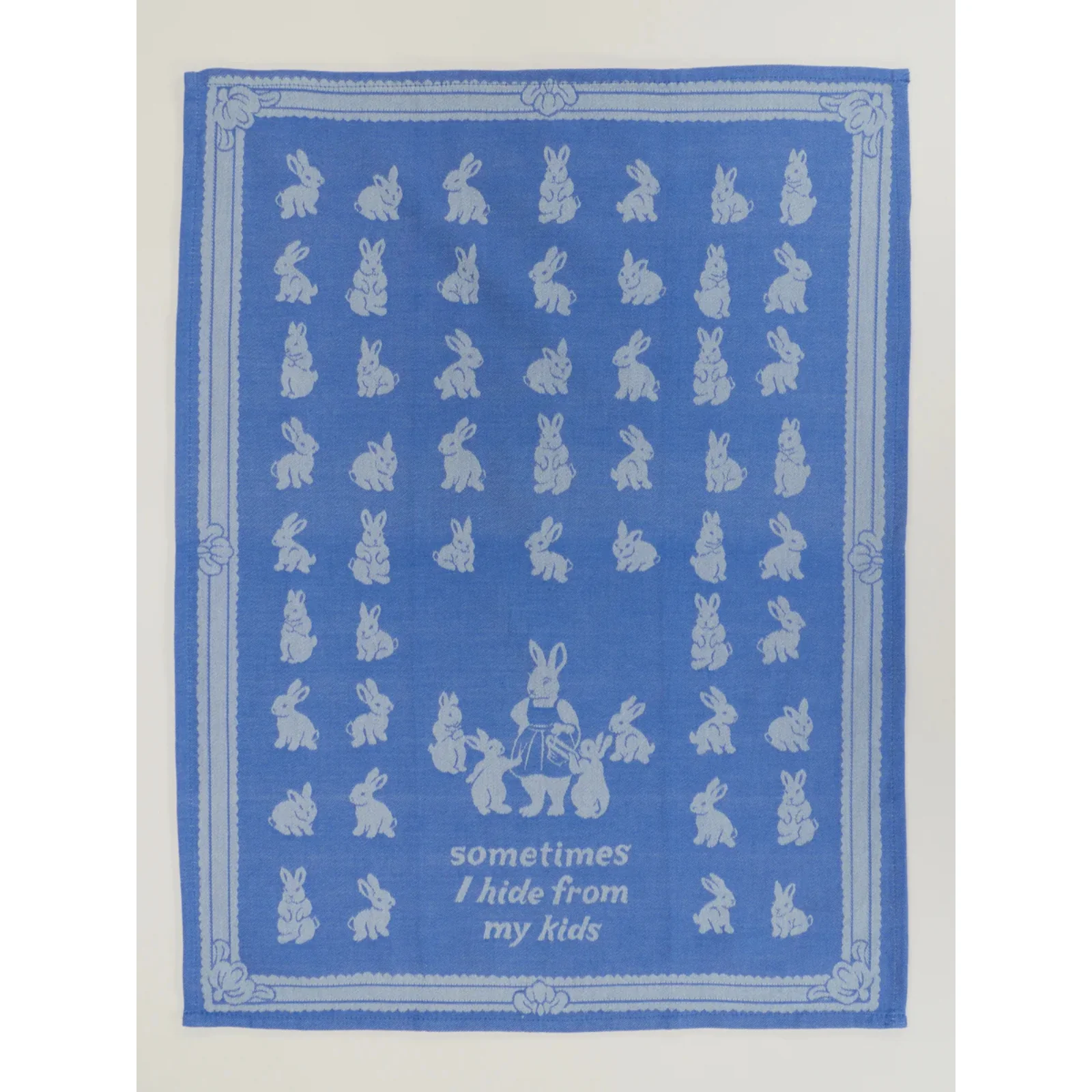 Blue Q Dish Towel 'Sometimes I Hide from My Kids' - Image 2