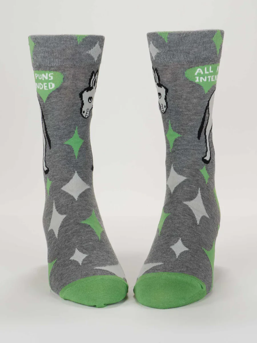 Blue Q Men's Socks 'All Puns Intended' - Image 2