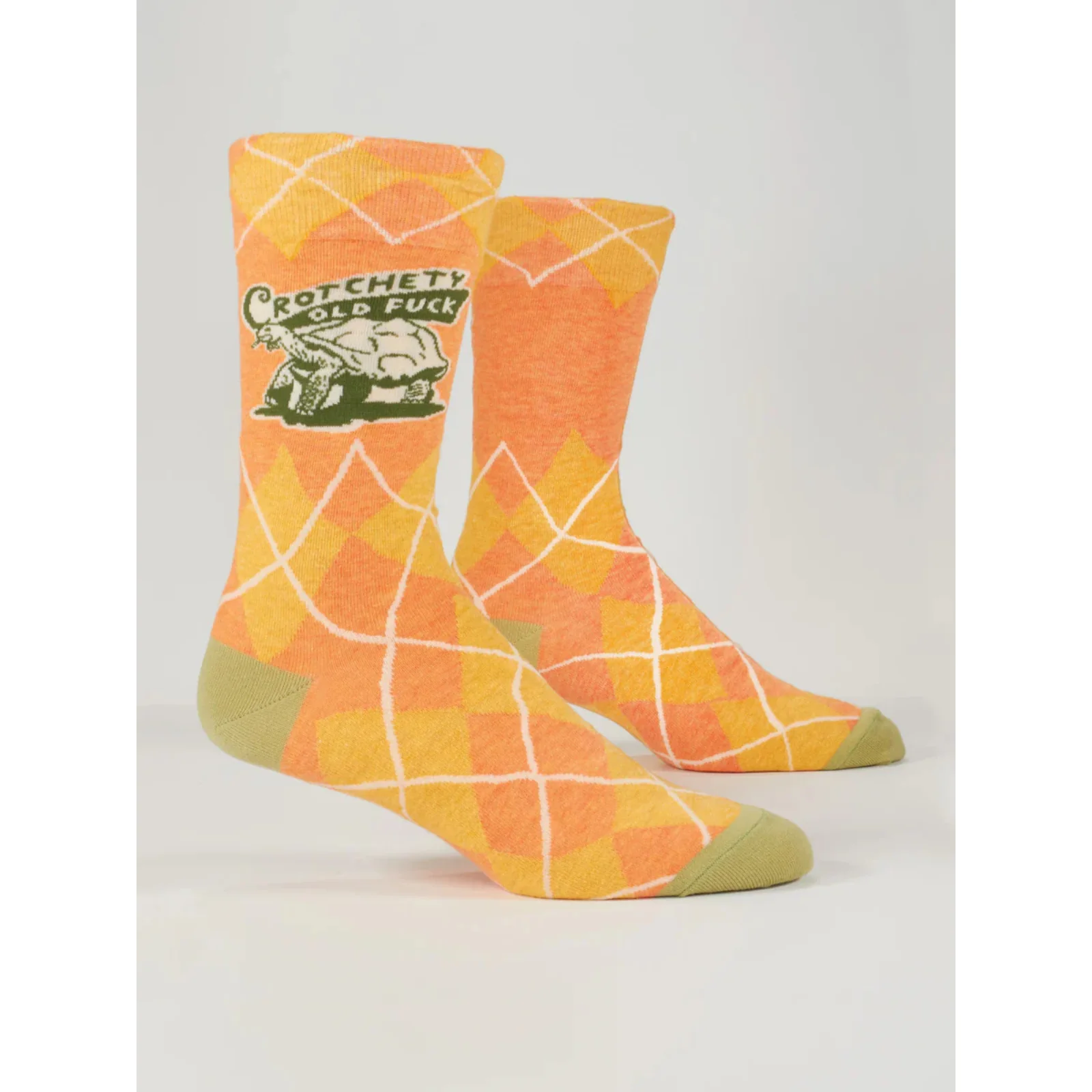 Blue Q Men's Socks 'Crotchety Old Fuck'