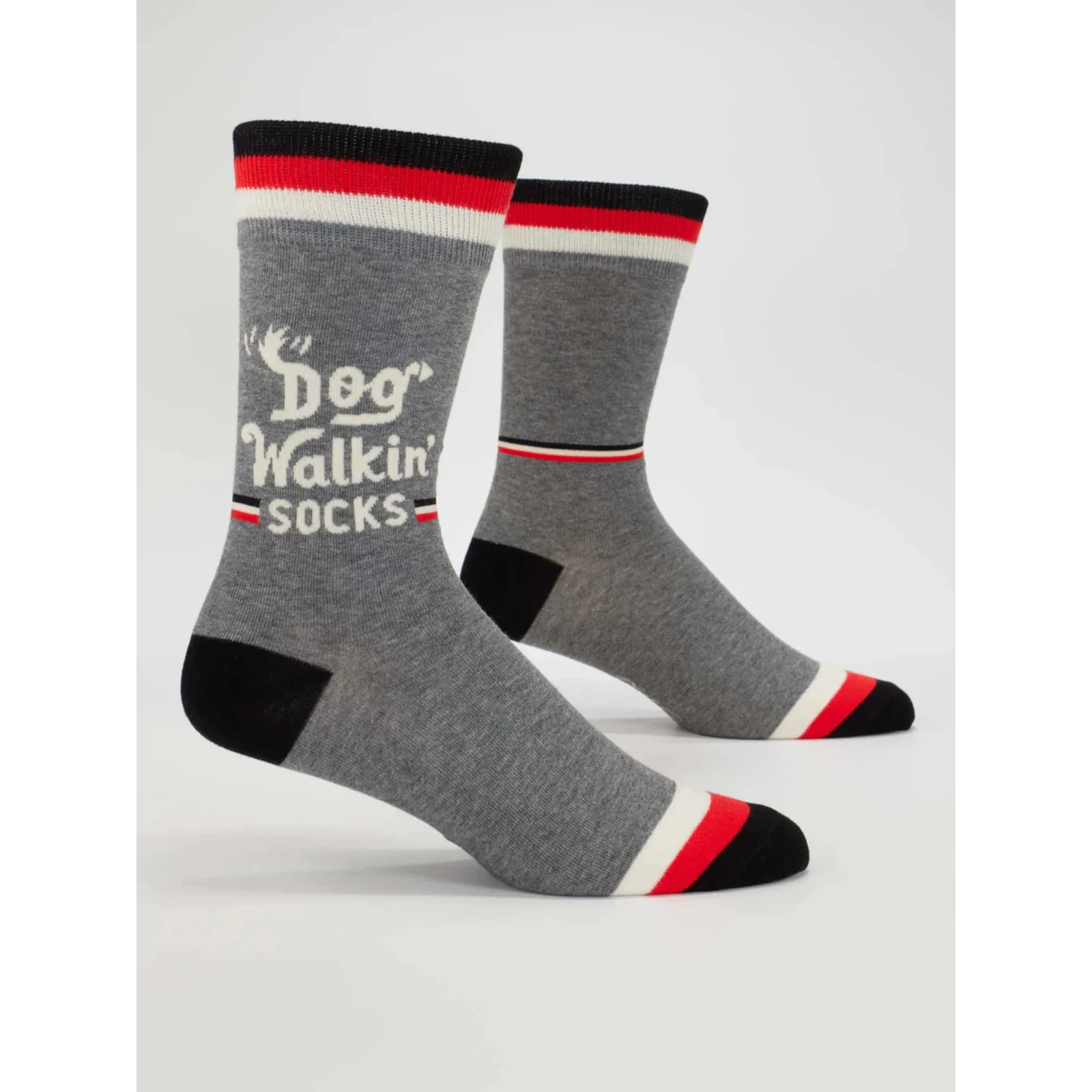 Blue Q Men's Socks Dog Walkin'