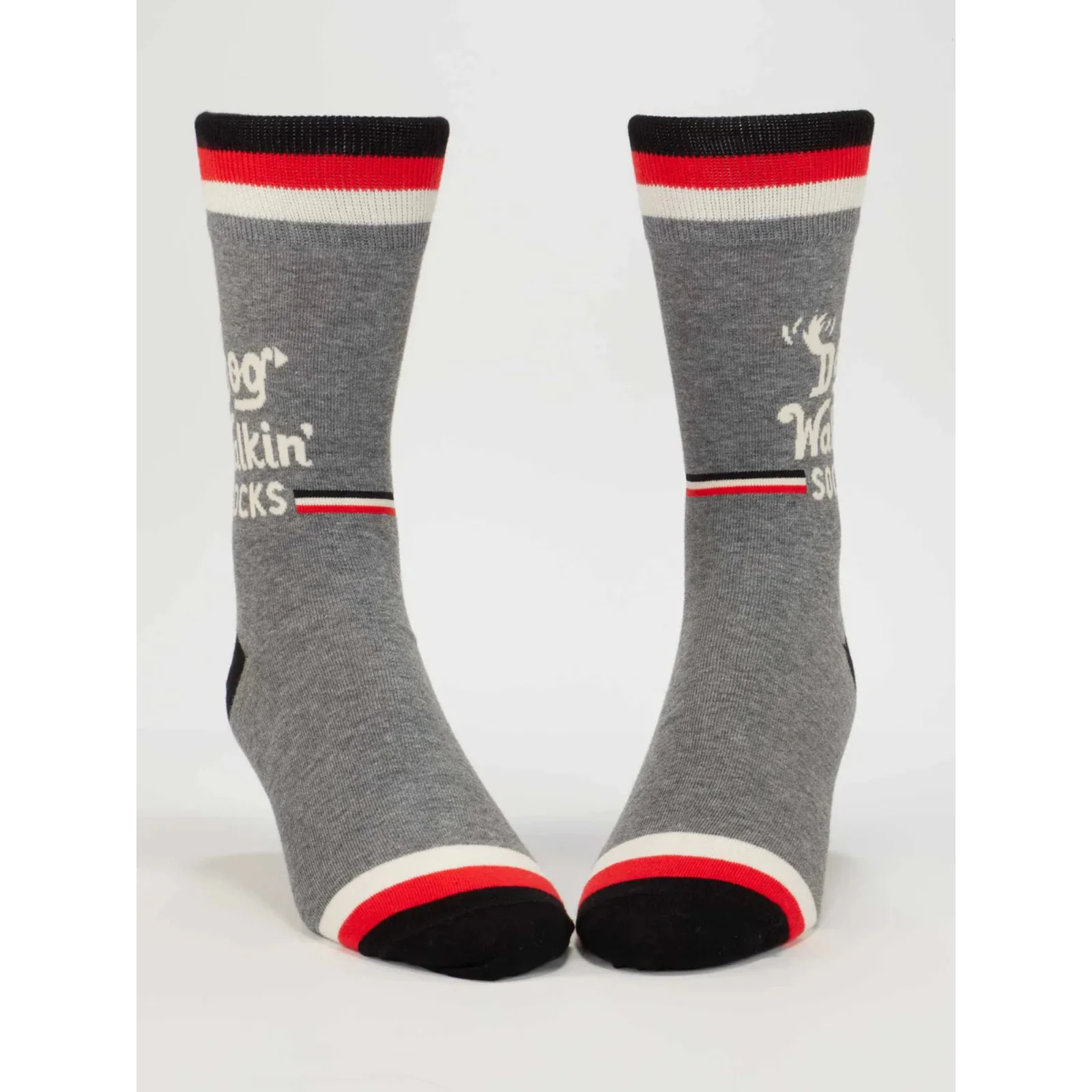 Blue Q Men's Socks Dog Walkin' - Image 2