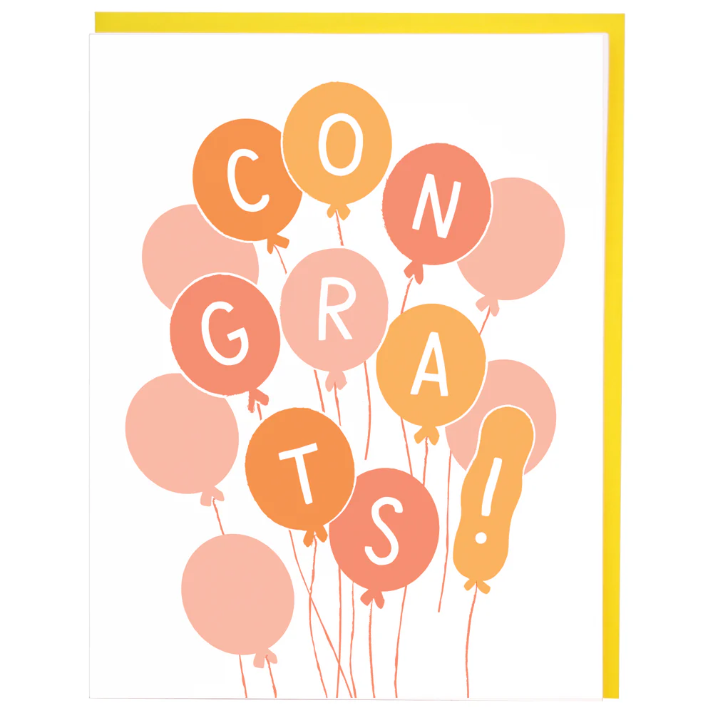Bunch of Balloons Congratulations Card - Image 3