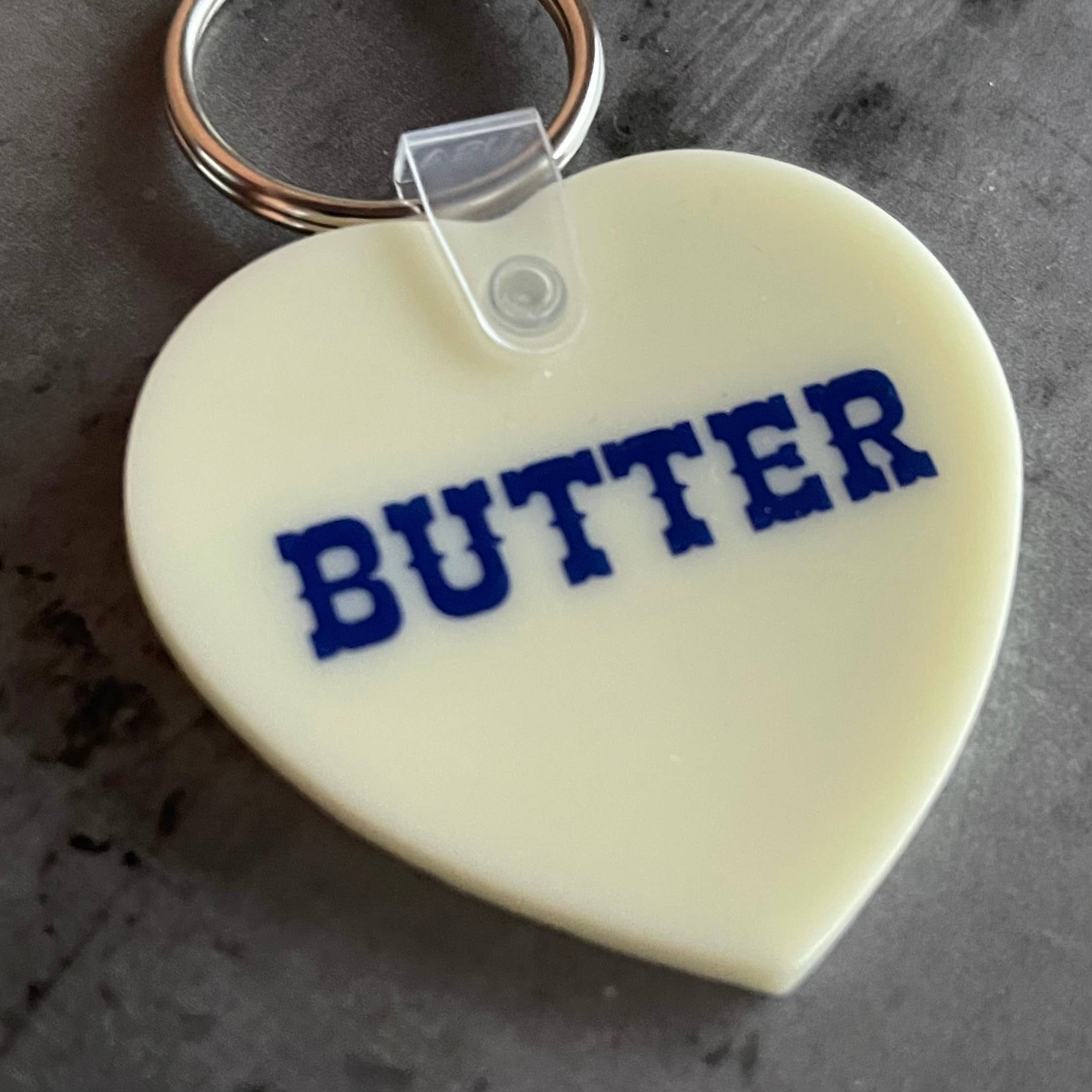 'Butter' Heart Keychain - Image 2