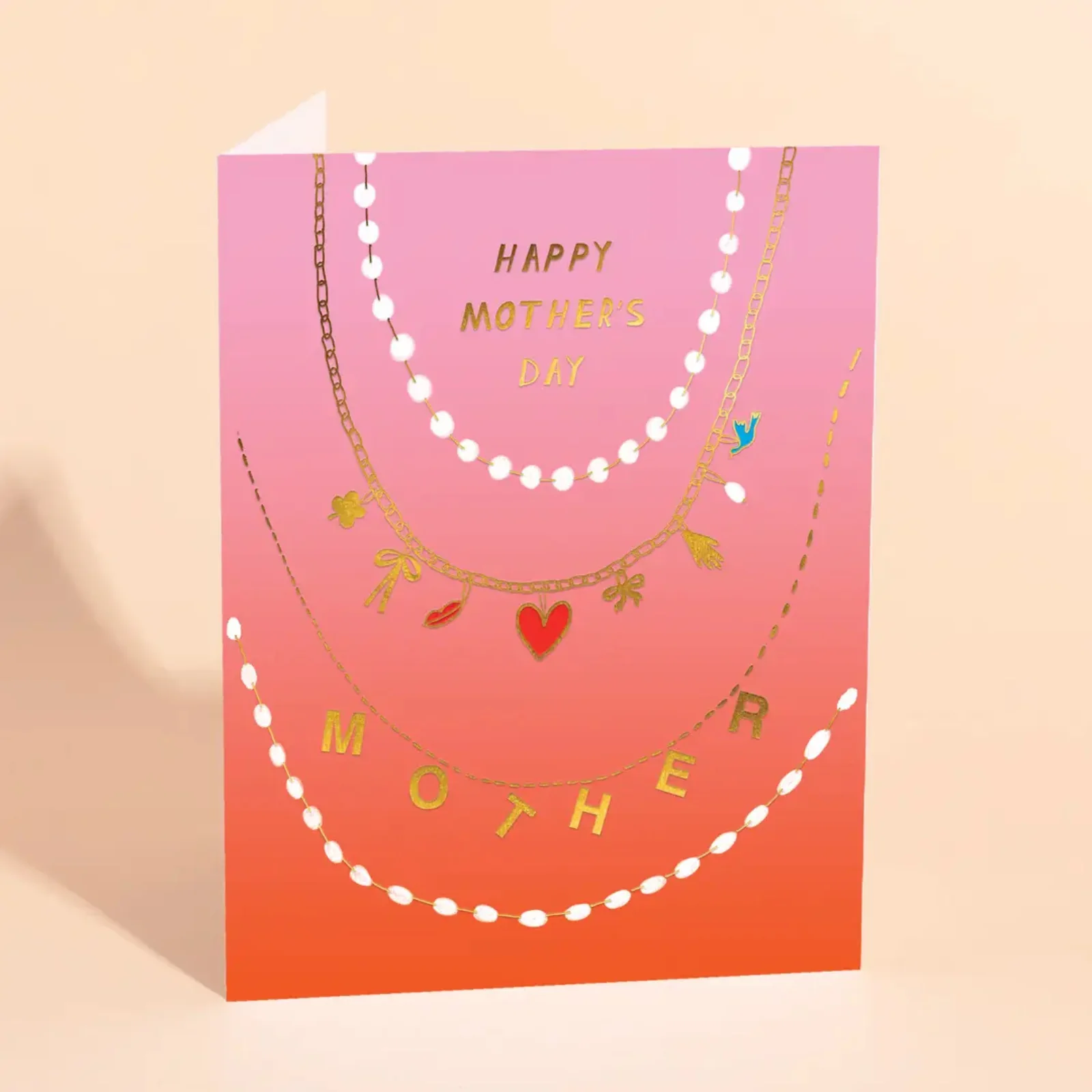 Carolyn Suzuki Mother's Day Card - Charm Necklace