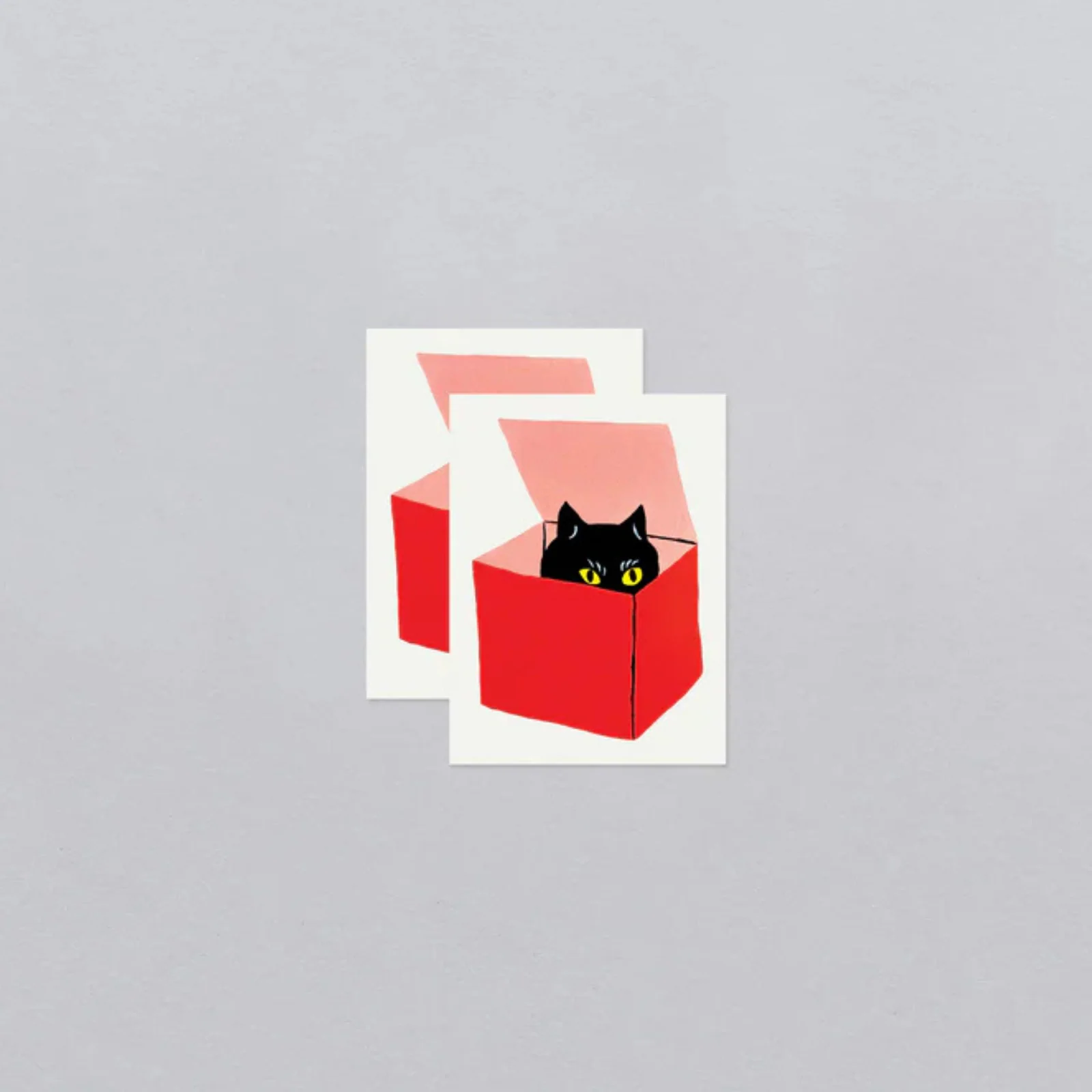 Cat in a Box Tattoo Pairs