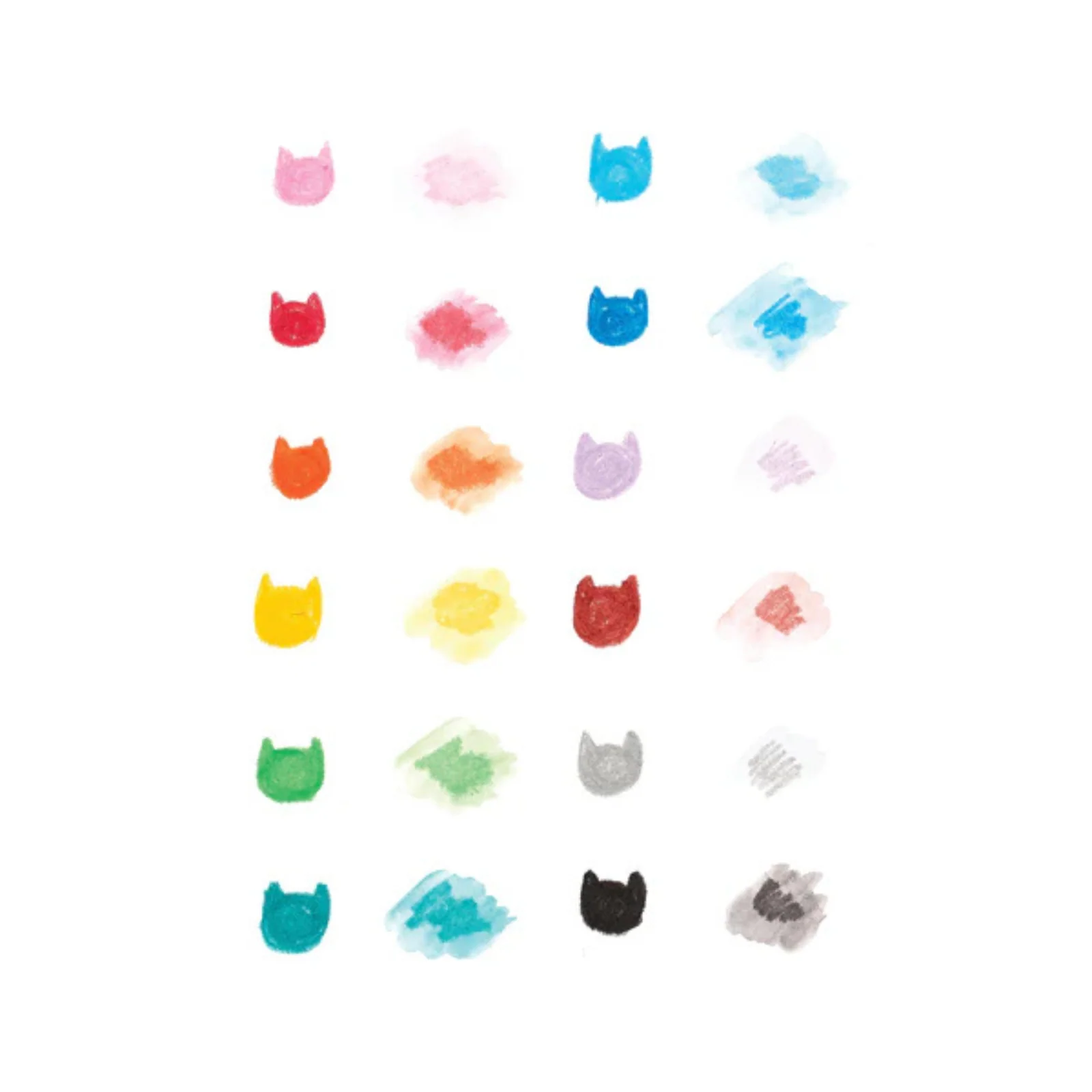 Cat Parade Gel Crayons - Set of 12 - Image 4