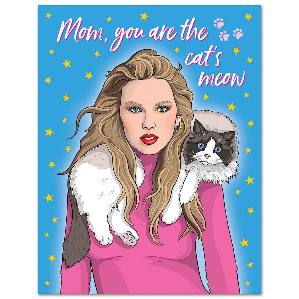 Cat's Meow - Mother's Day Card