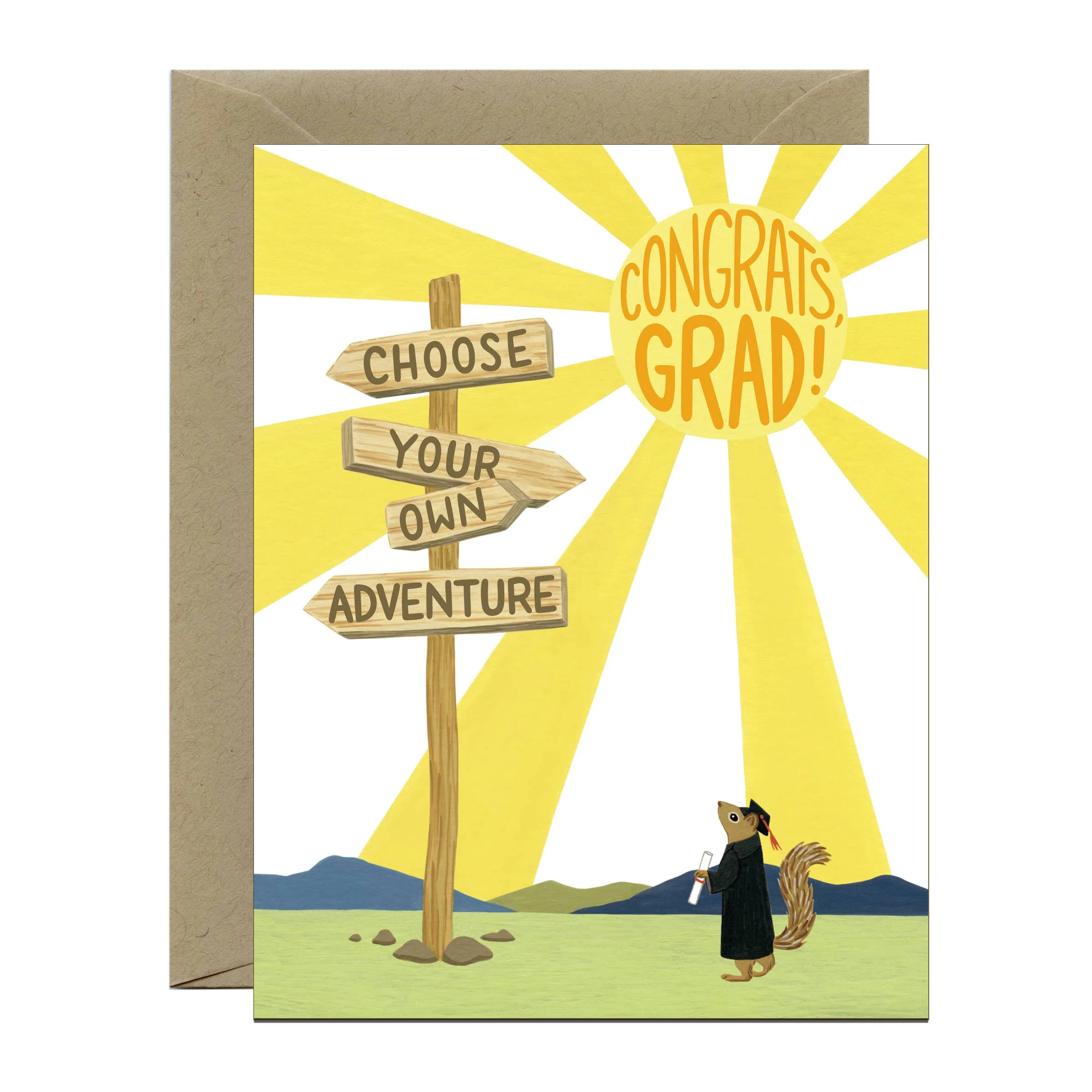 Choose Your Adventure Graduation Card