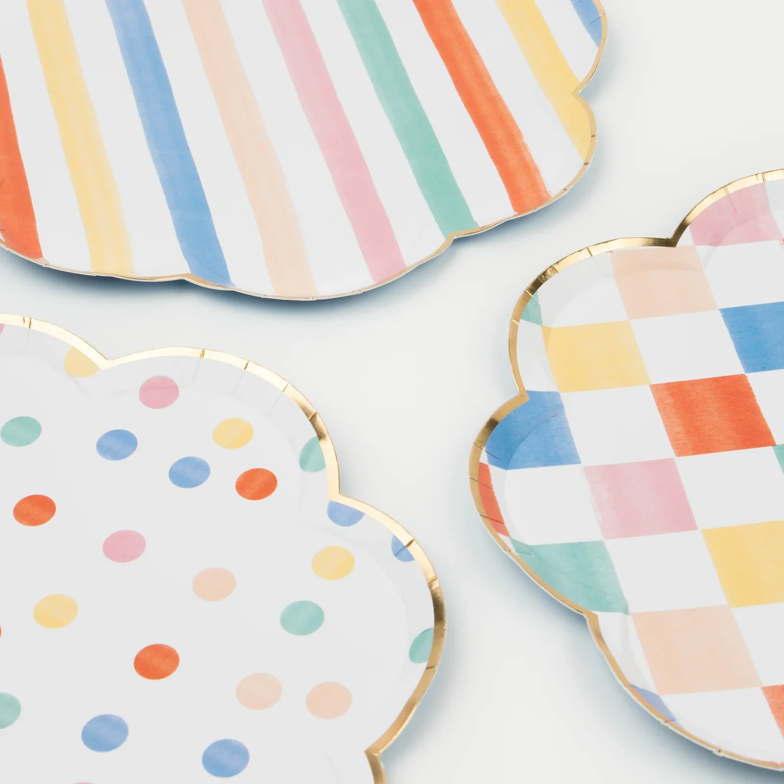 Meri Meri Colorful Pattern Side Plates - Image 3