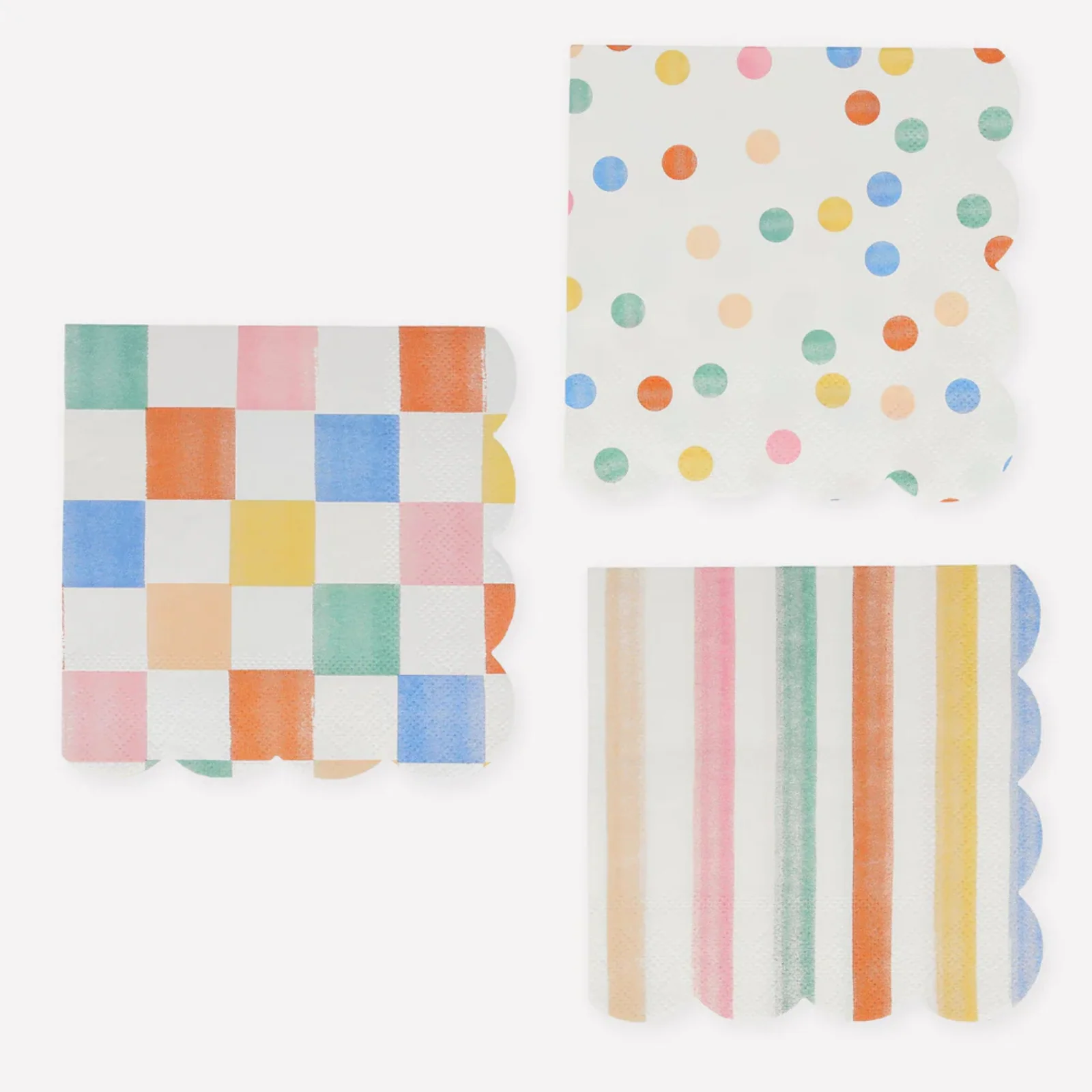 Meri Meri Colorful Pattern Small Napkins