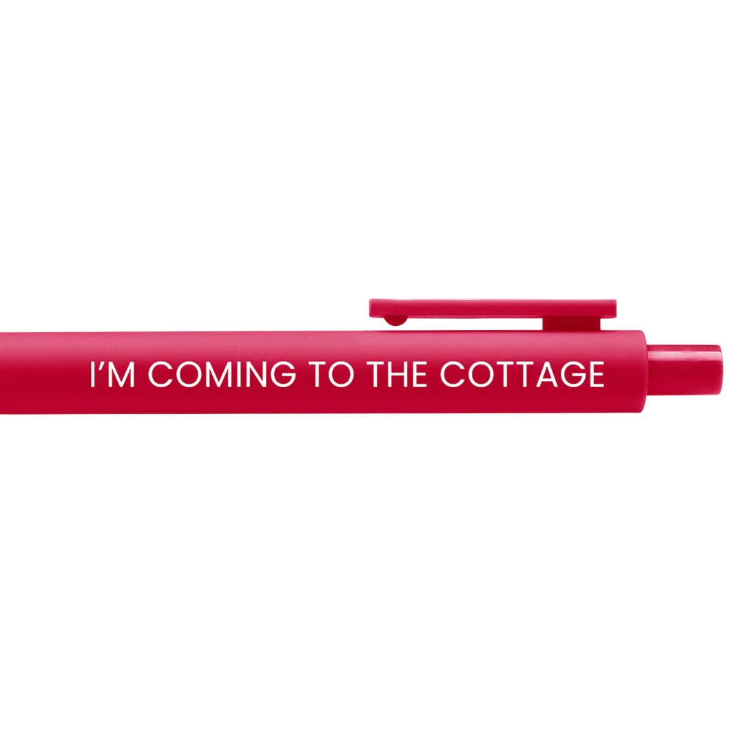 'I'm Coming to the Cottage' Gel Pen