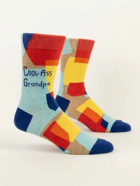 Blue Q Men's Socks 'Cool Ass Grandpa'