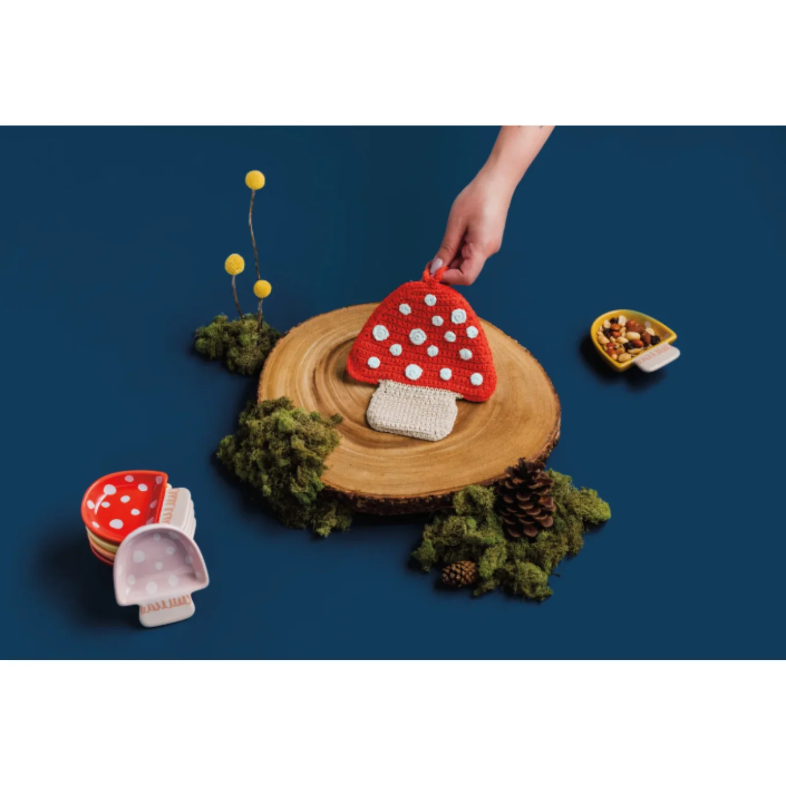 Danica & Now Designs Trivet - Crochet Toadstool - Image 2