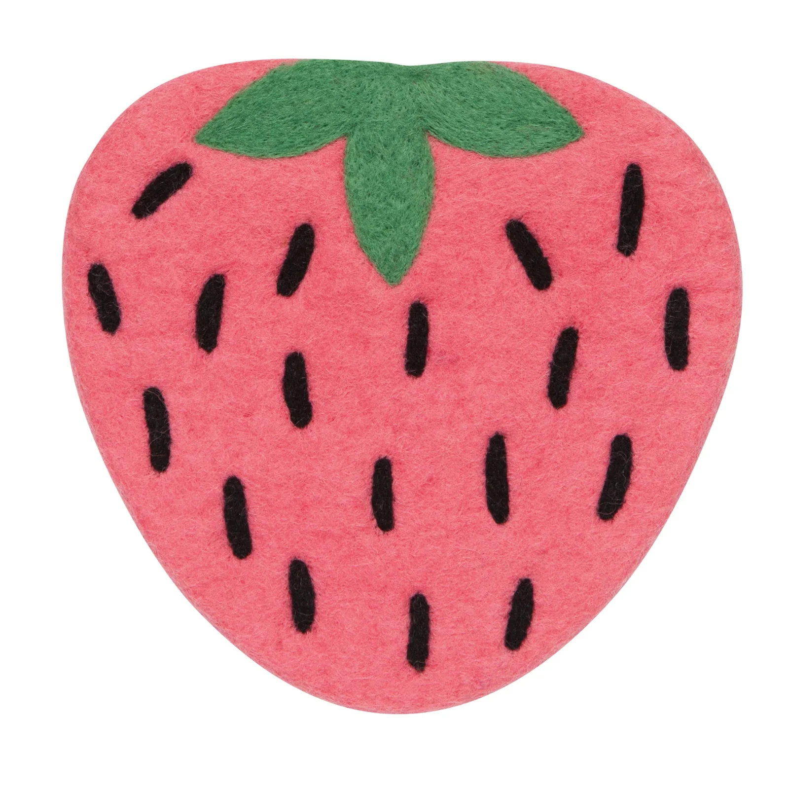 Felt Wool Berry Sweet Strawberry Trivet - Image 3