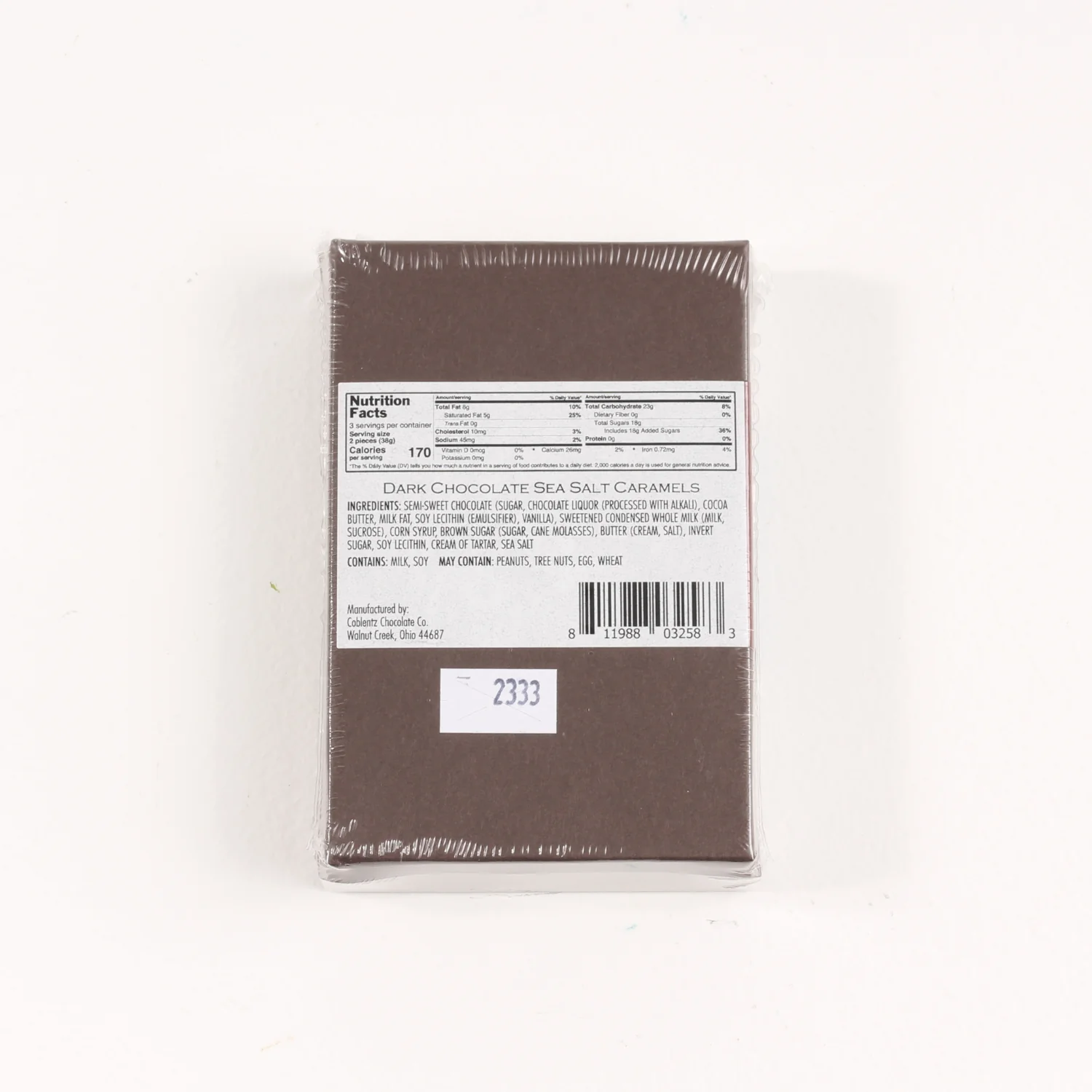 Dark Chocolate Sea Salt Caramels Gift Box - Image 3