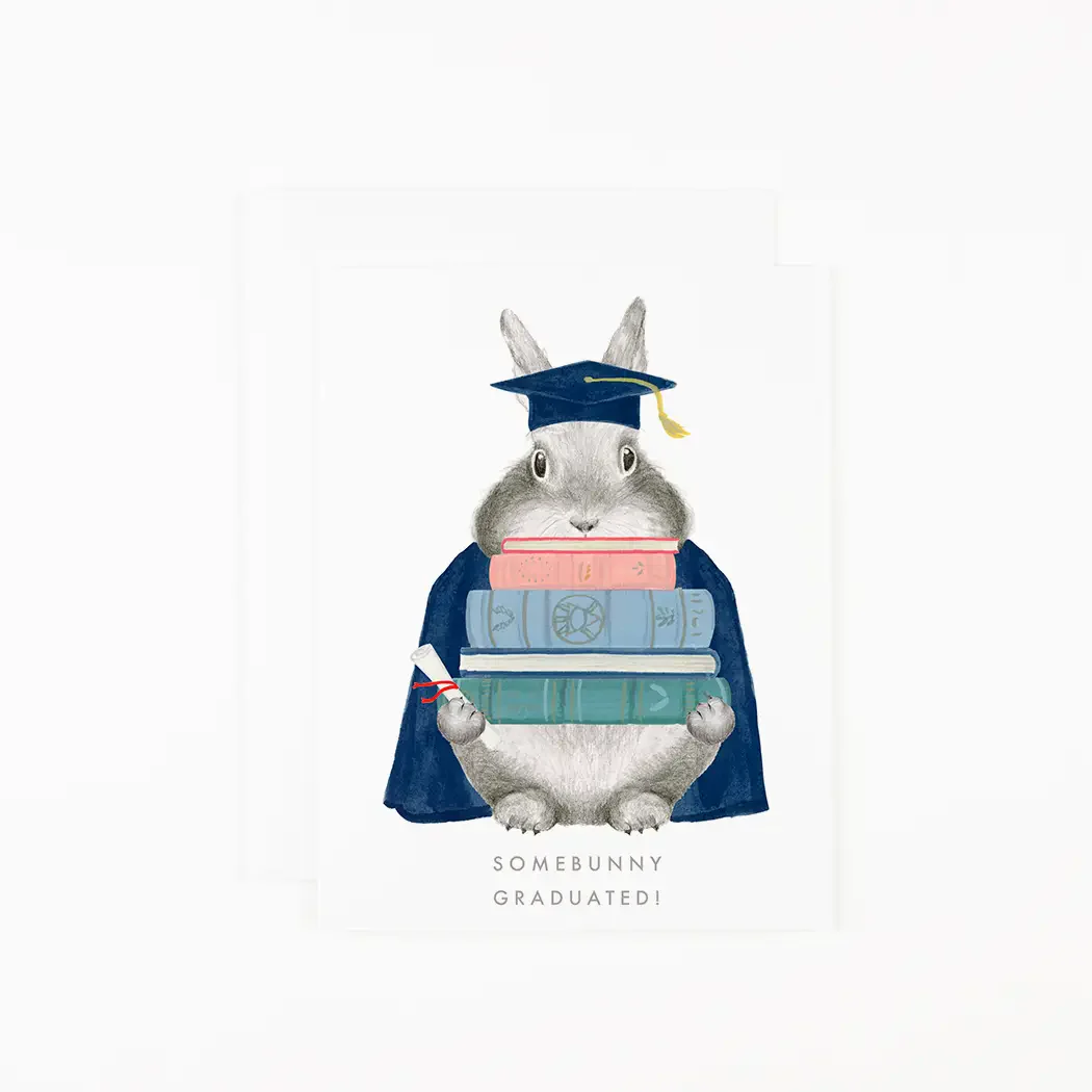 Dear Hancock Graduation Card - Somebunny Graduated