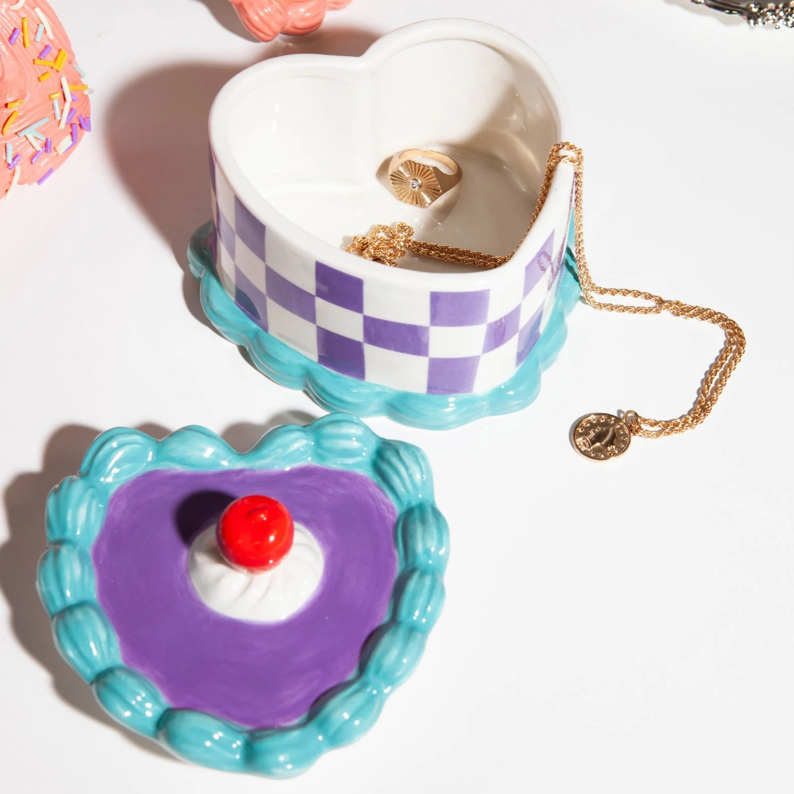 DOIY Ceramic Storage Box - Sweetie Heart - Image 2