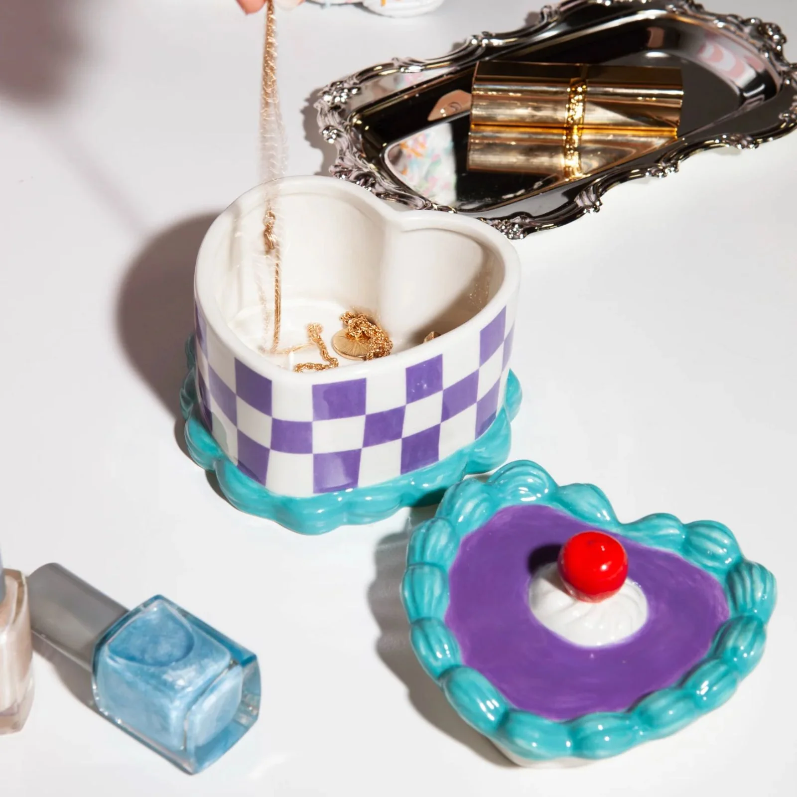 DOIY Ceramic Storage Box - Sweetie Heart - Image 3