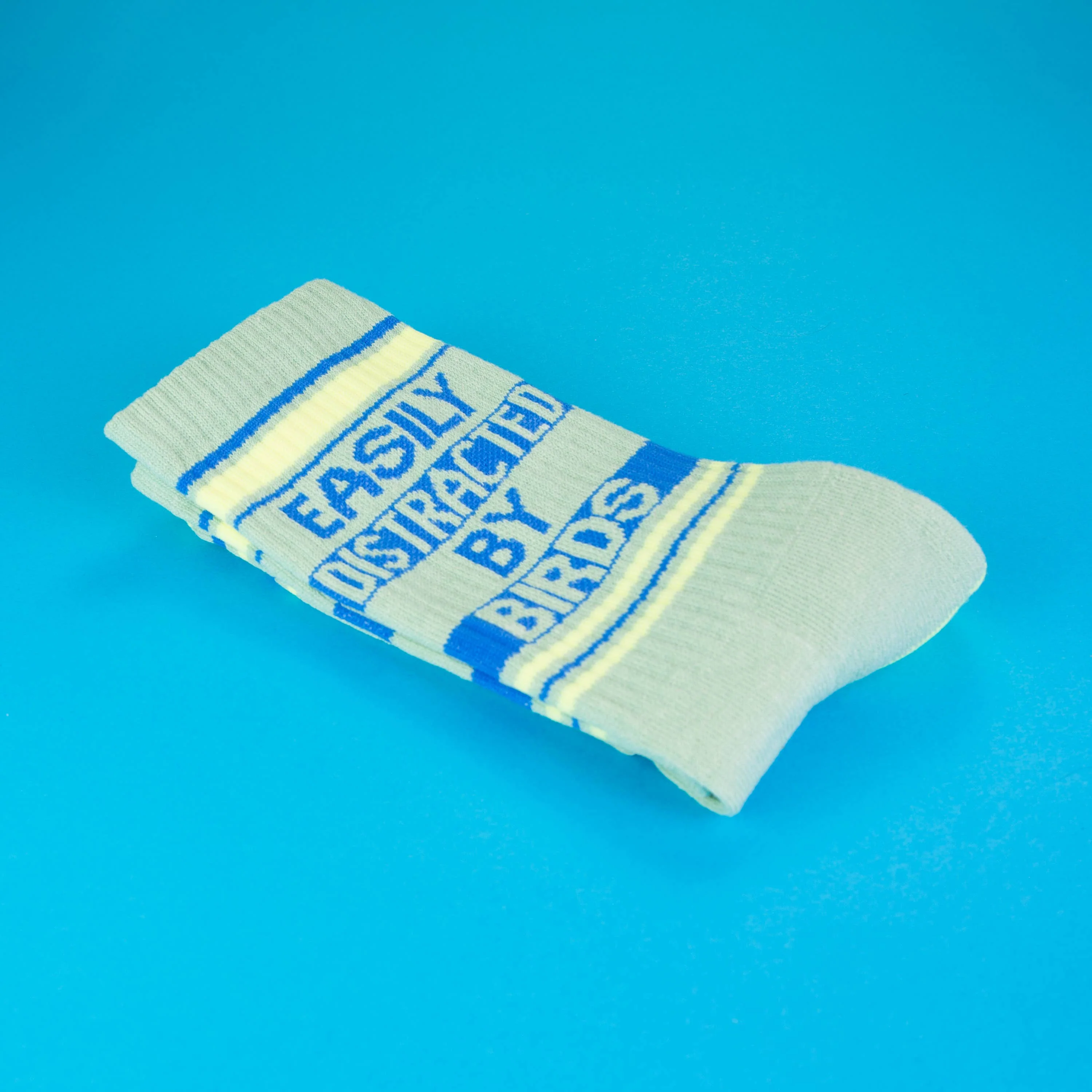 Gumball Poodle Gym Socks 'Easily Distracted By Birds' - Image 6