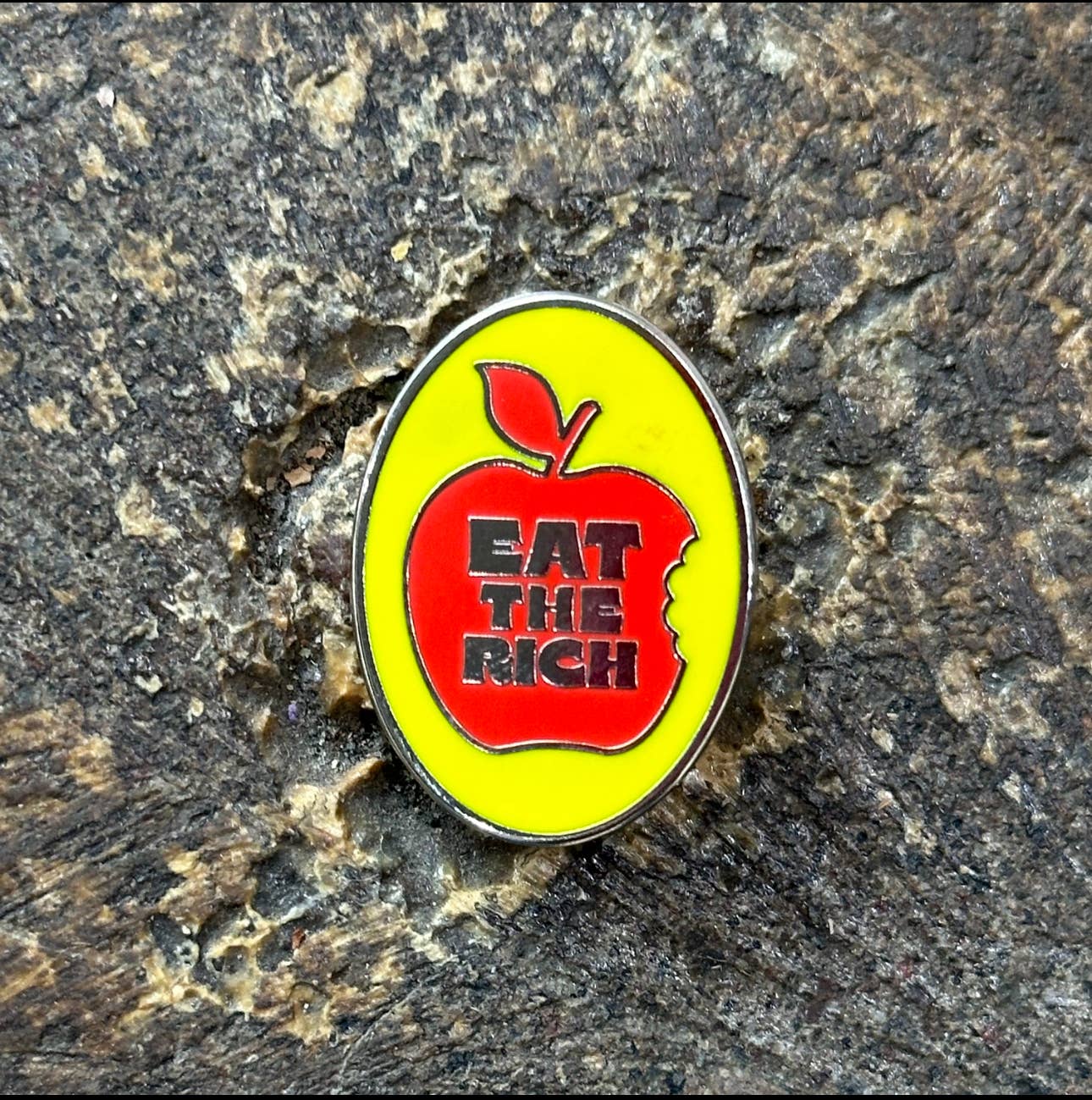 Eat The Rich Enamel Pin - Image 3