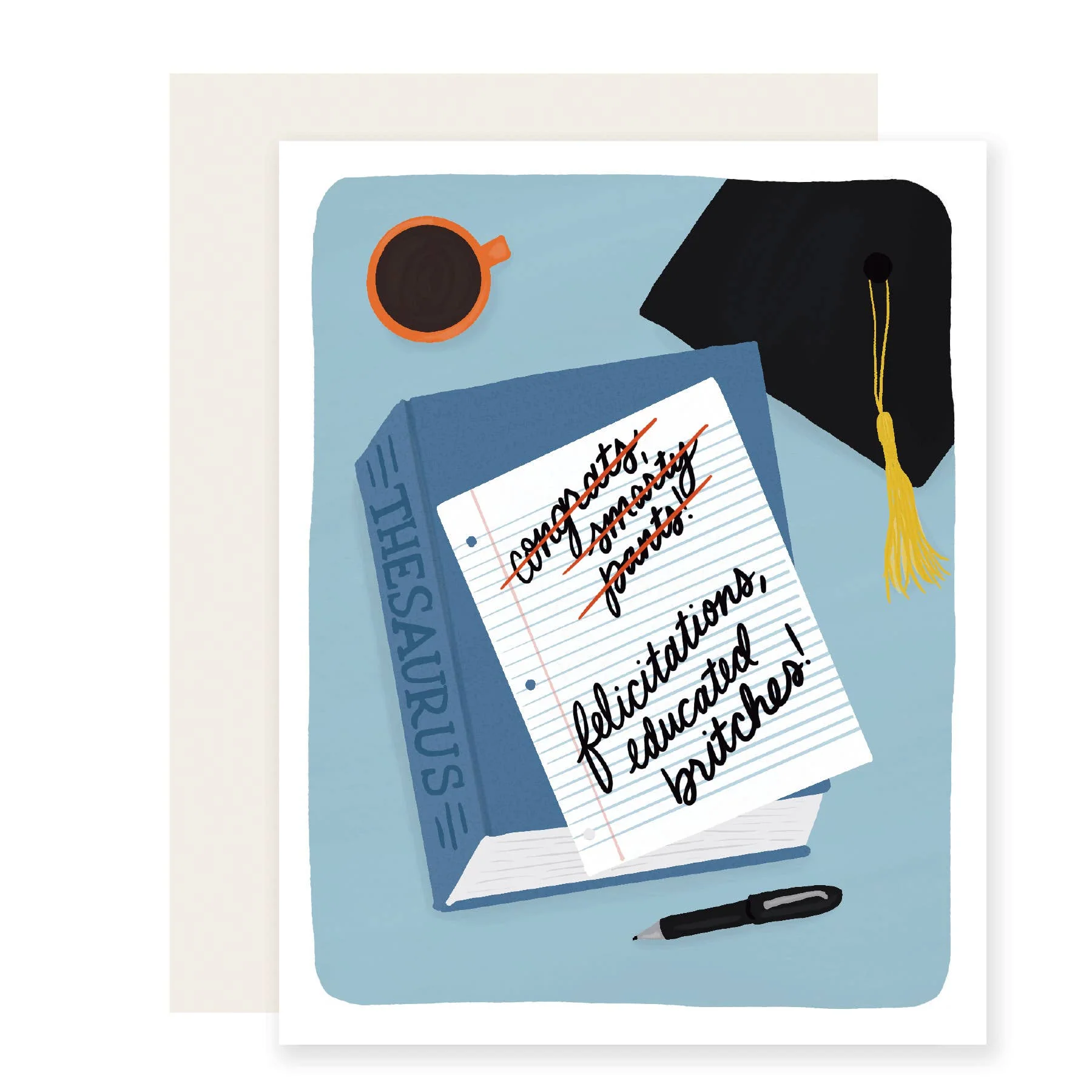 Educated Britches Graduation Card