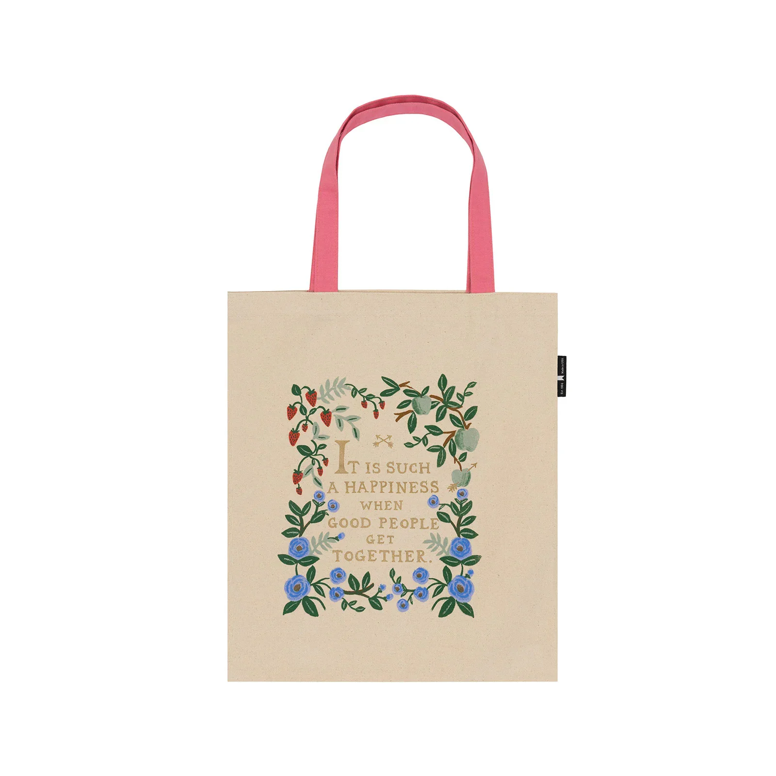 Emma (Puffin in Bloom) Tote Bag - Image 2